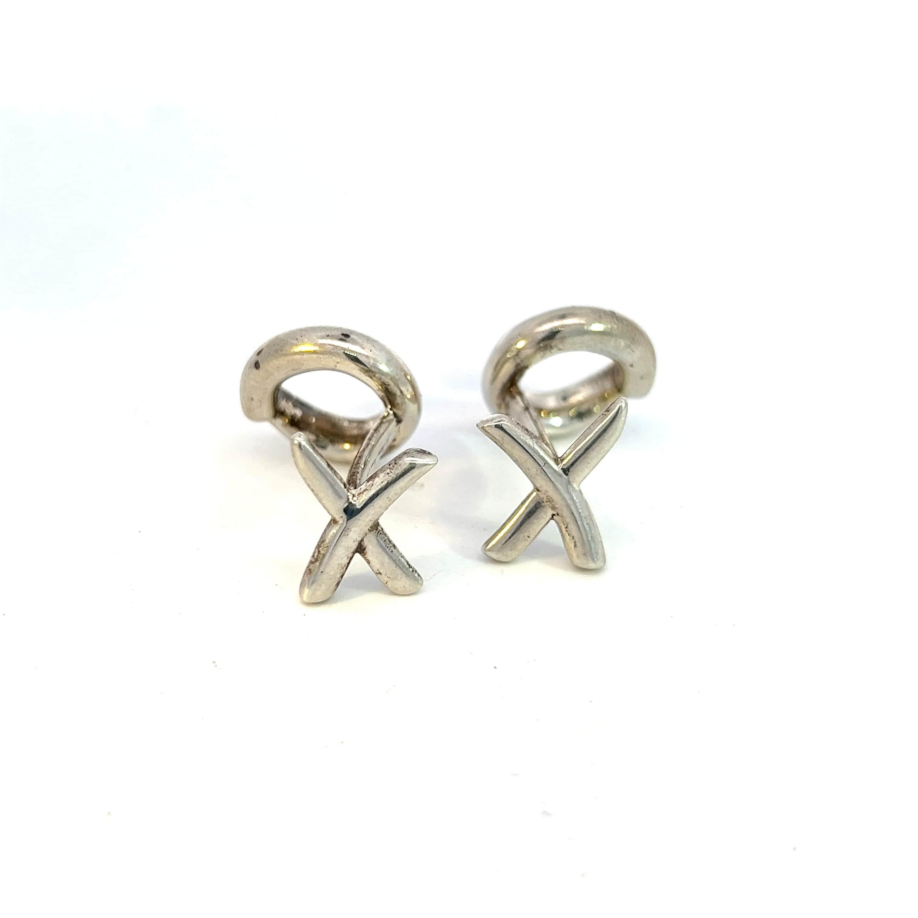 Tiffany & Co Estate Cufflinks Sterling Silver By Paloma Picasso  1