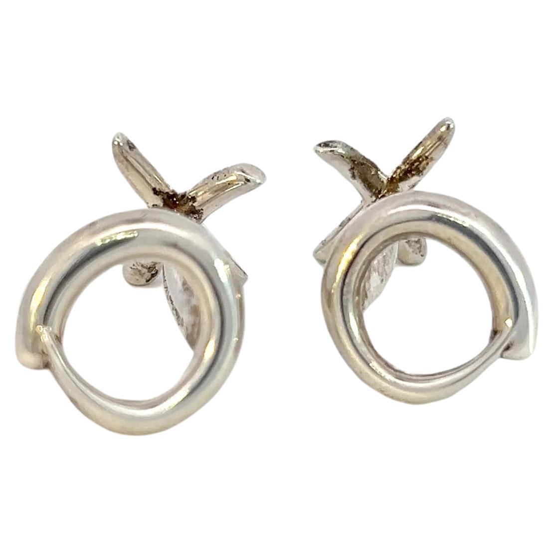 Tiffany & Co Estate Cufflinks Sterling Silver By Paloma Picasso 