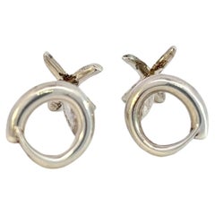 Tiffany & Co Estate Cufflinks Sterling Silver By Paloma Picasso 