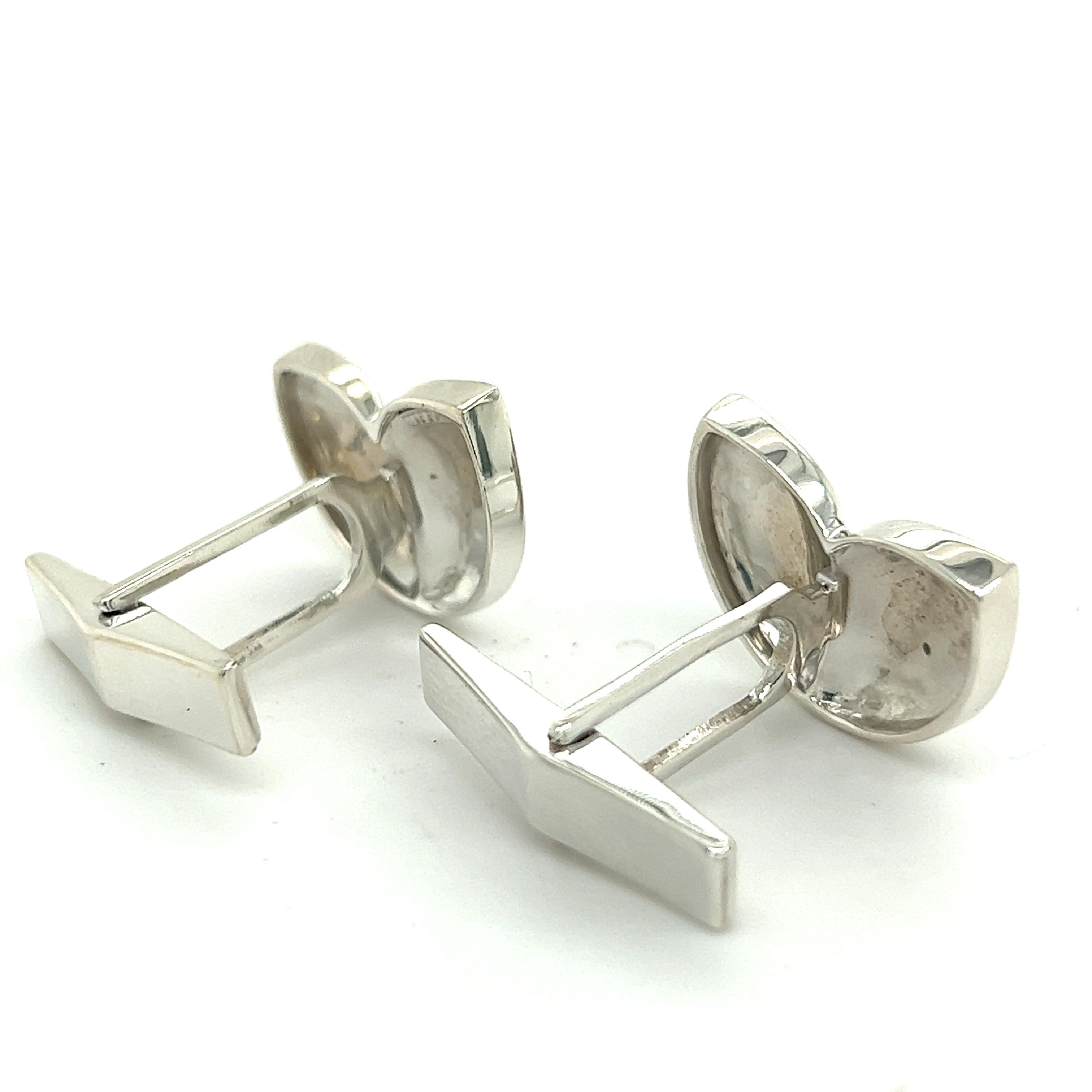 Gemelos Tiffany & Co Estate Plata de ley en venta 2