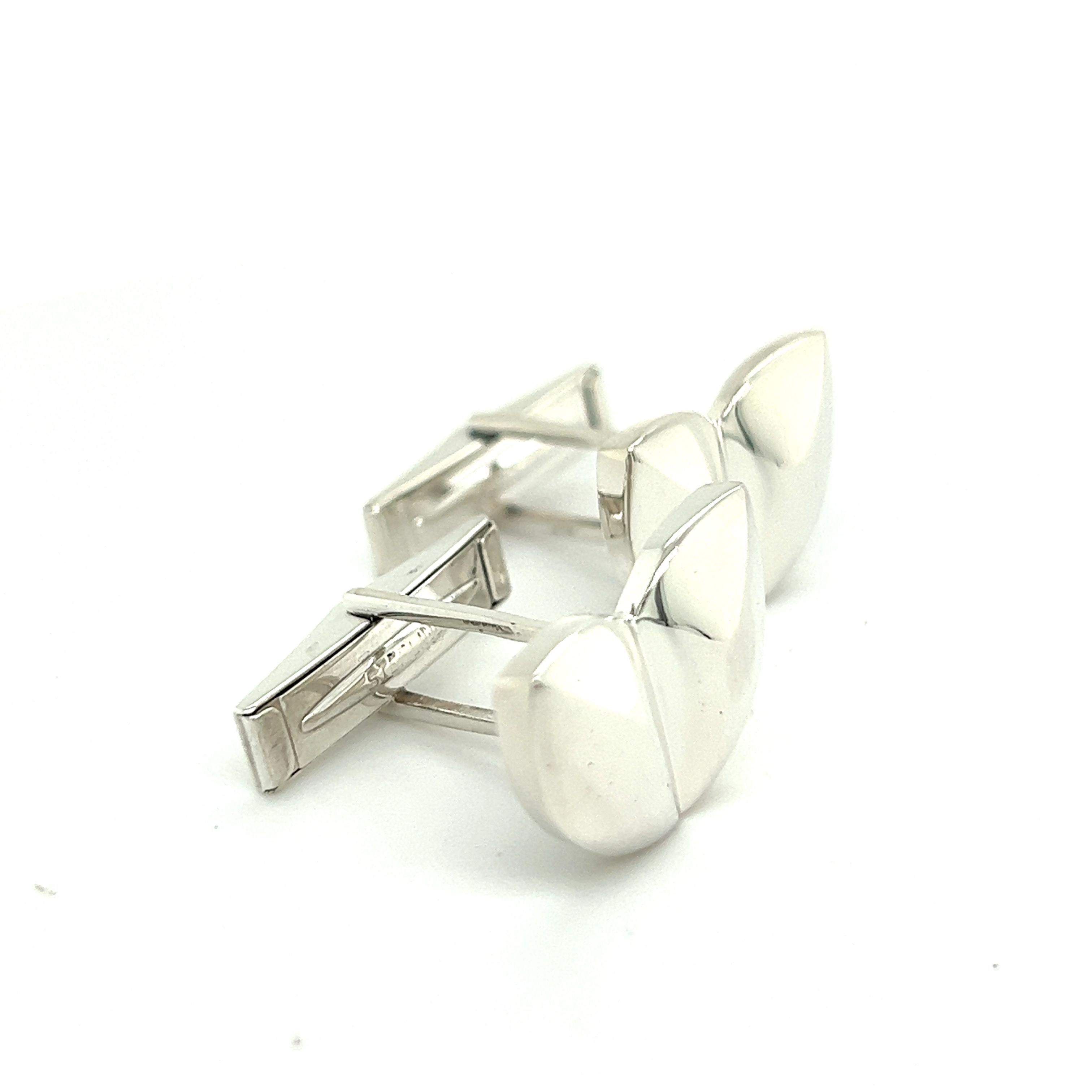 Gemelos Tiffany & Co Estate Plata de ley en venta 4
