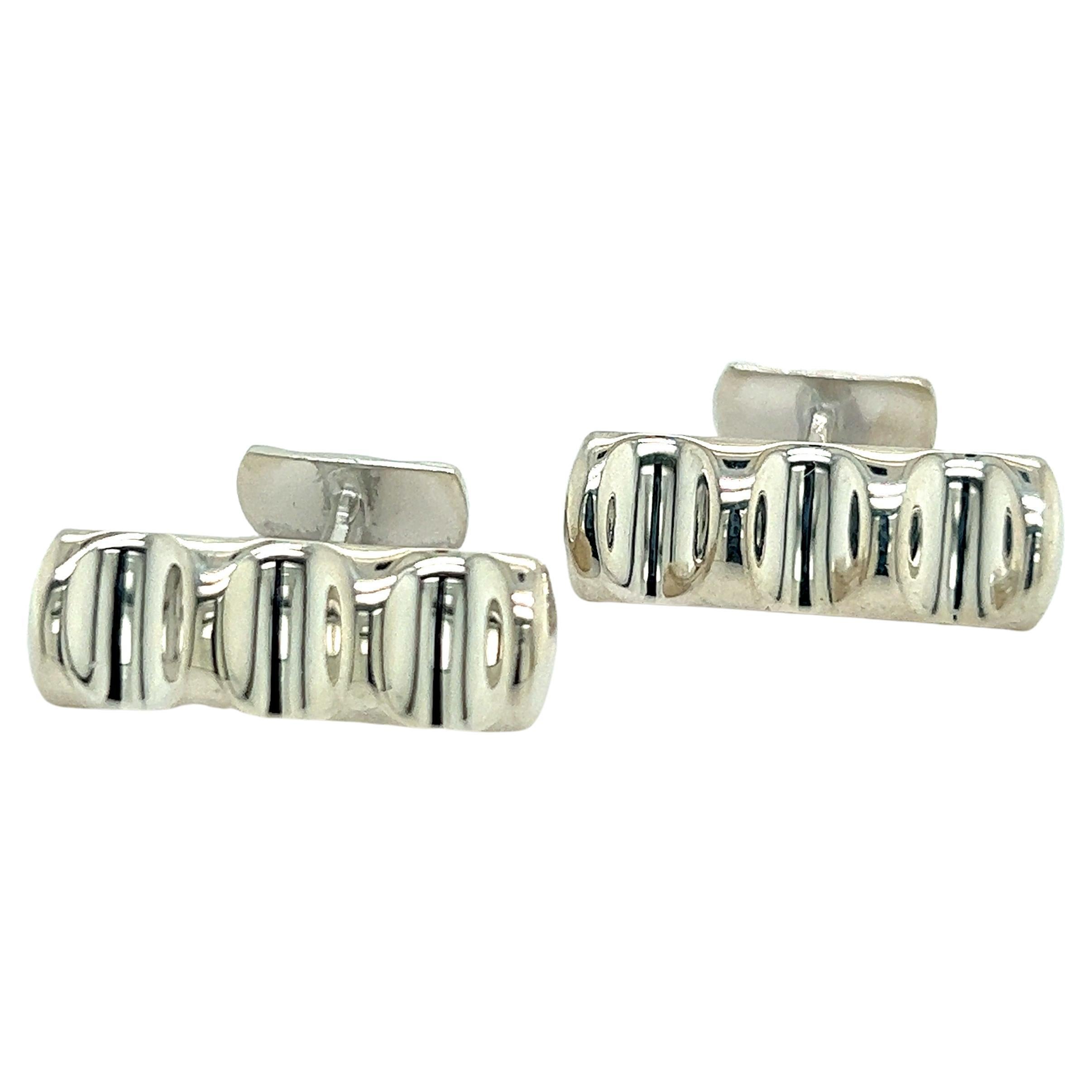 Tiffany and Co. Sterling Knot Cufflinks at 1stDibs