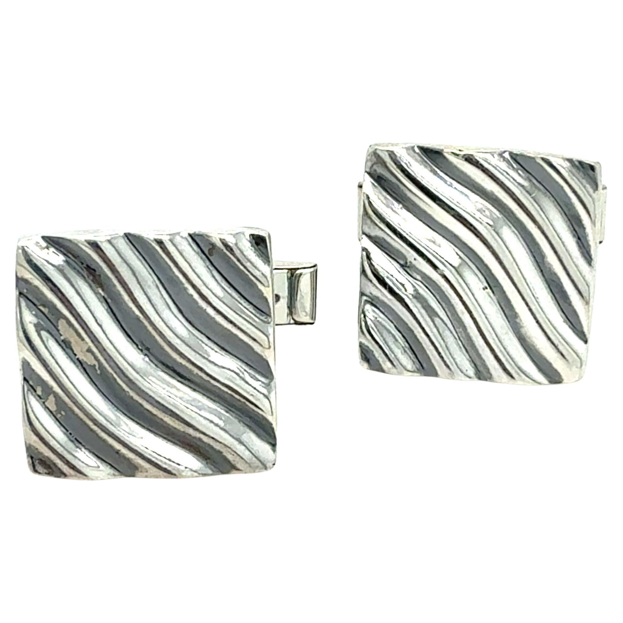 Tiffany & Co Estate Cufflinks Sterling Silver
