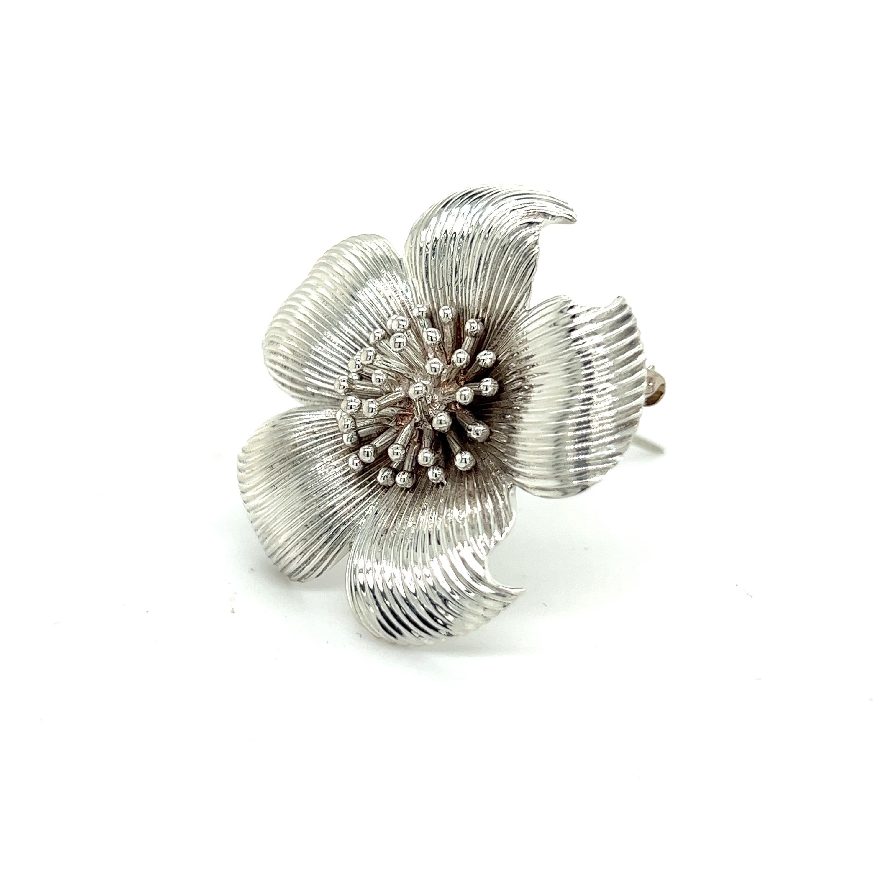 Authentic Tiffany & Co Estate Dagwood Flower brooch Pin Silver TIF380

This elegant Authentic Tiffany & Co Silver brooch has a weight of 17.3 Grams.

TRUSTED SELLER SINCE 2002

PLEASE SEE OUR HUNDREDS OF POSITIVE FEEDBACKS FROM OUR CLIENTS!!

FREE