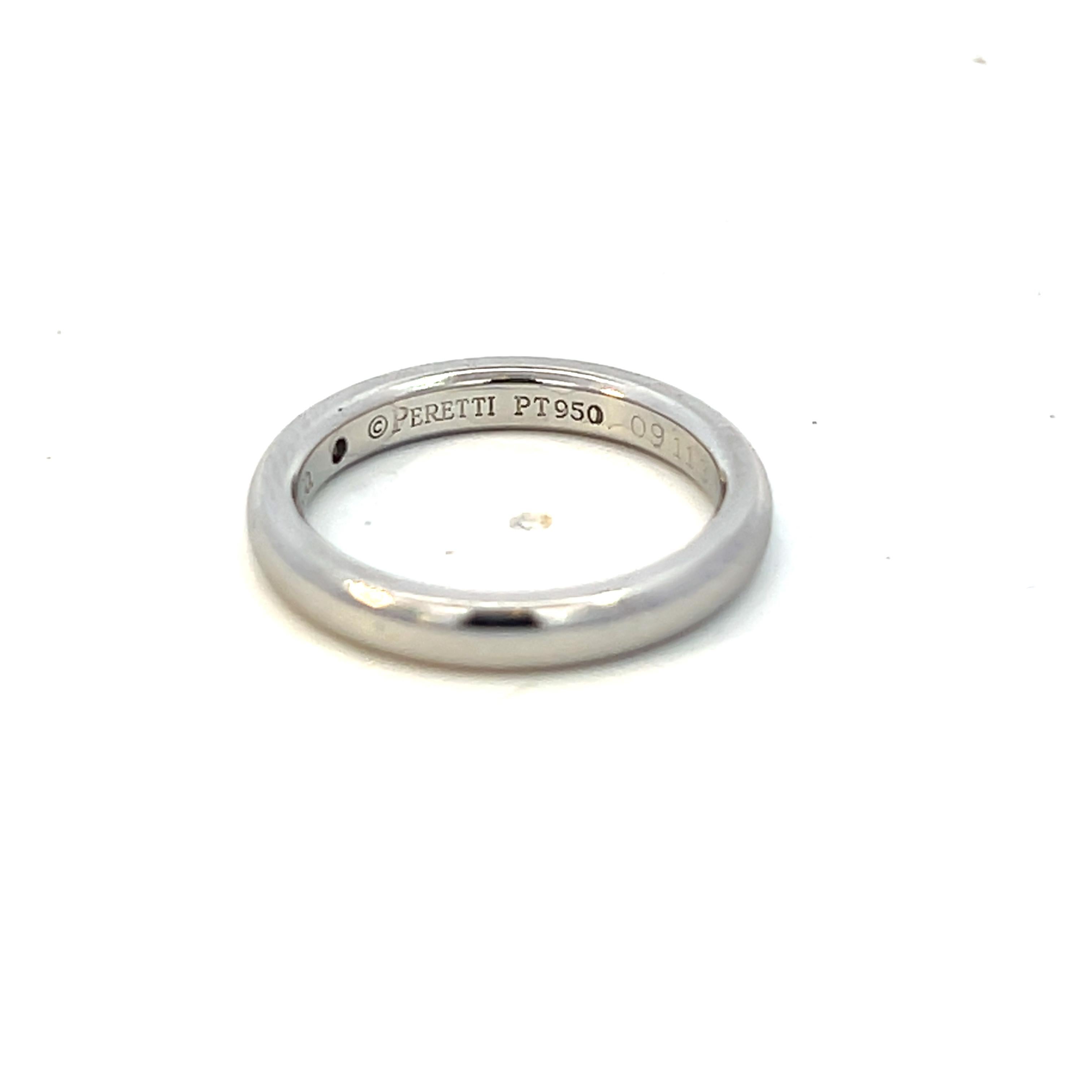Authentique Tiffany & Co Estate Wedding Band 3 mm Wide Platinum By Elsa Peretti TIF746

VENDEUR DE CONFIANCE DEPUIS 2002

DÉTAILS
Pierre : Diamant
Style : Anneau de mariage
Hauteur : 3 mm Largeur
Métal : Platine
Designer : Elsa Peretti

La