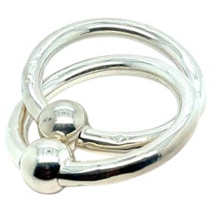 Tiffany & Co Estate Double Baby Rattle Sterling Silver