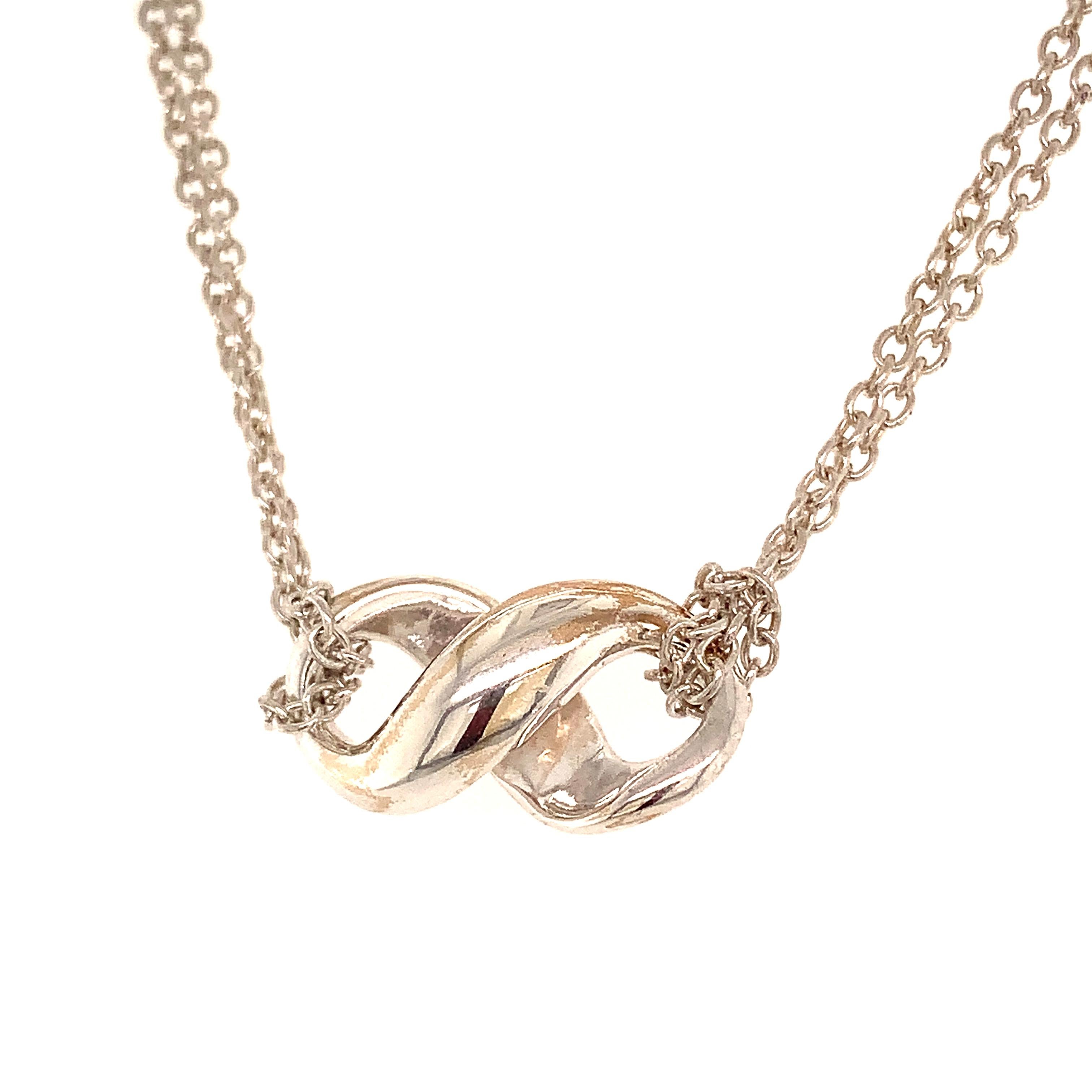 gold infinity necklace tiffany