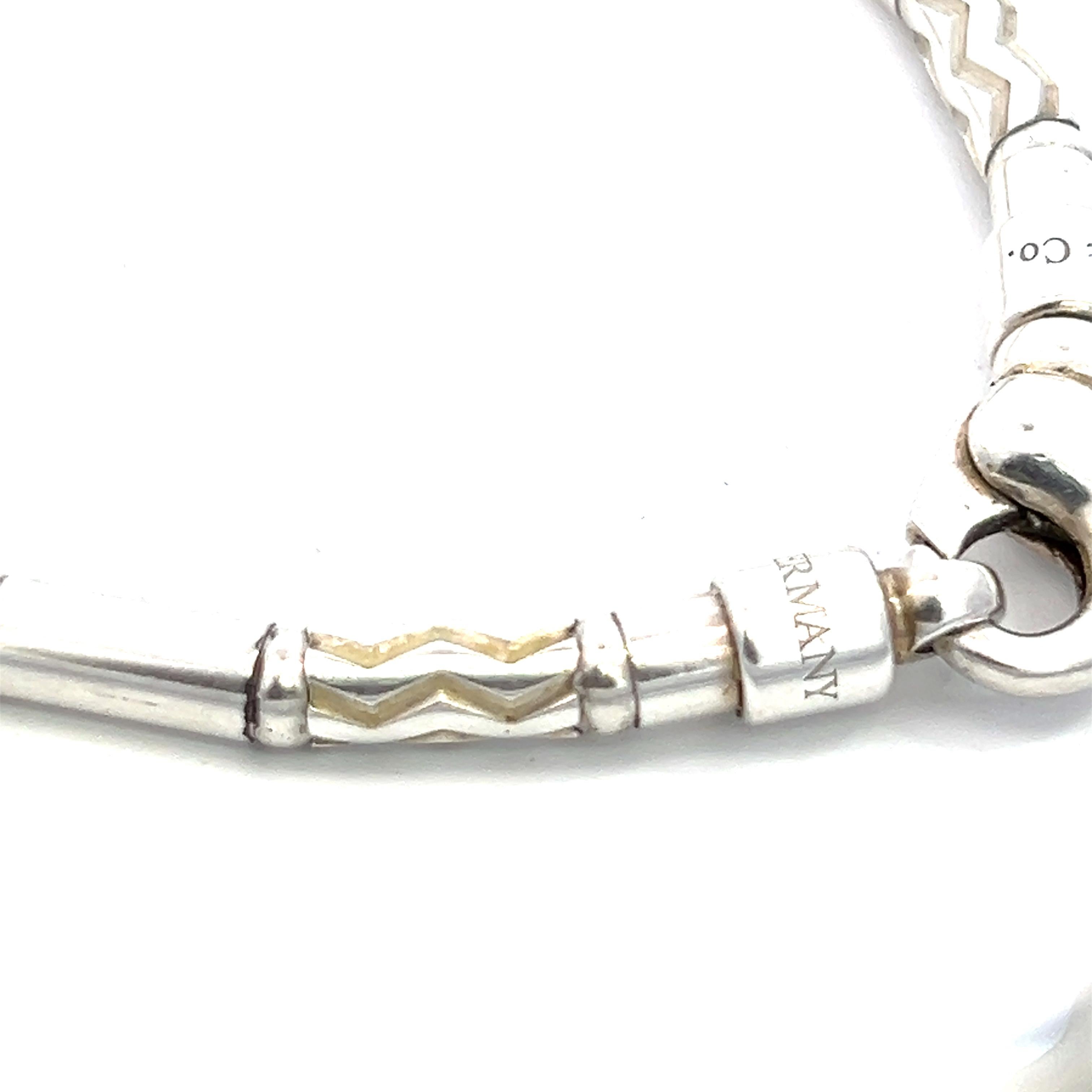 Tiffany & Co Estate Deutsch Zig Zag Armband 7,5