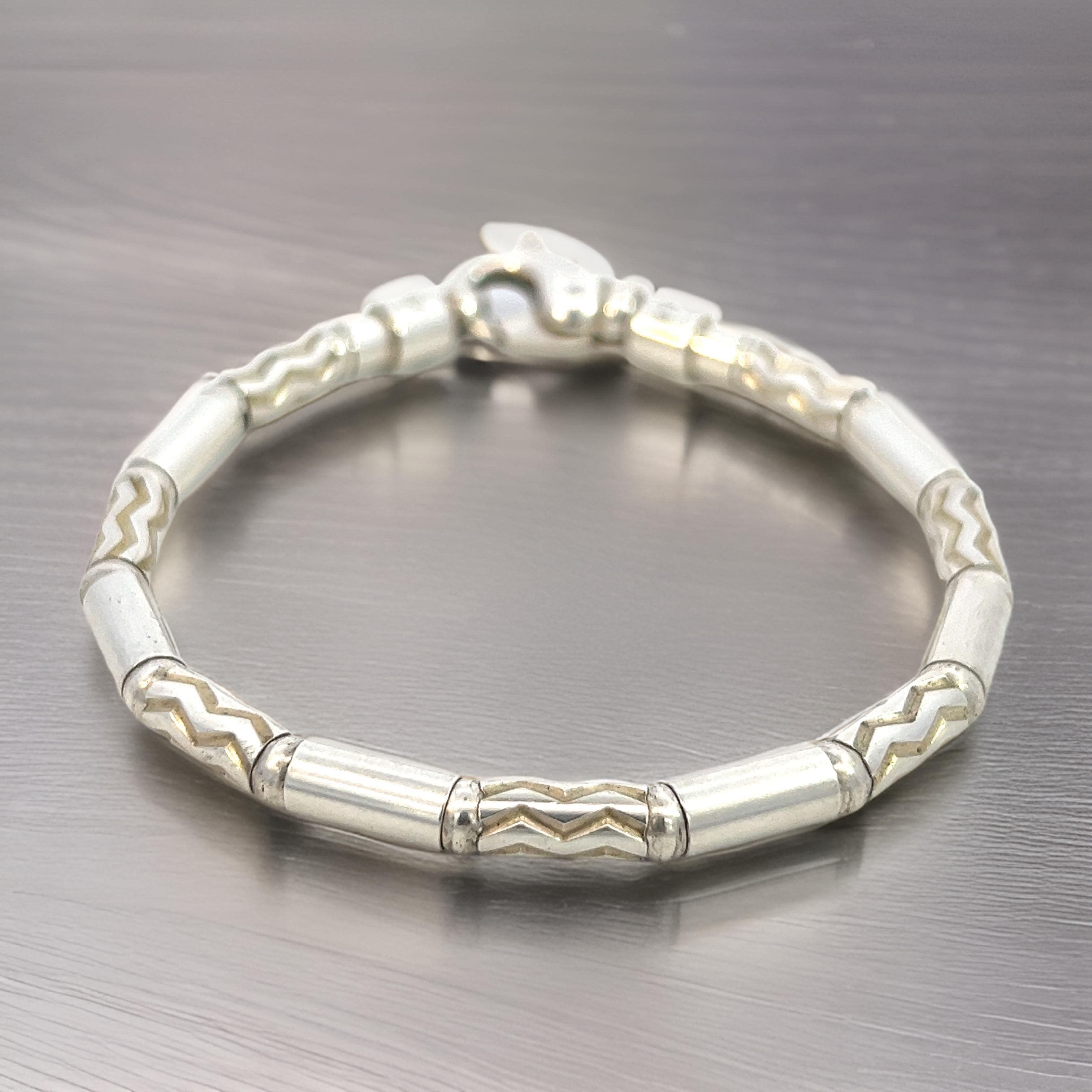 Tiffany & Co Estate Deutsch Zig Zag Armband 7,5