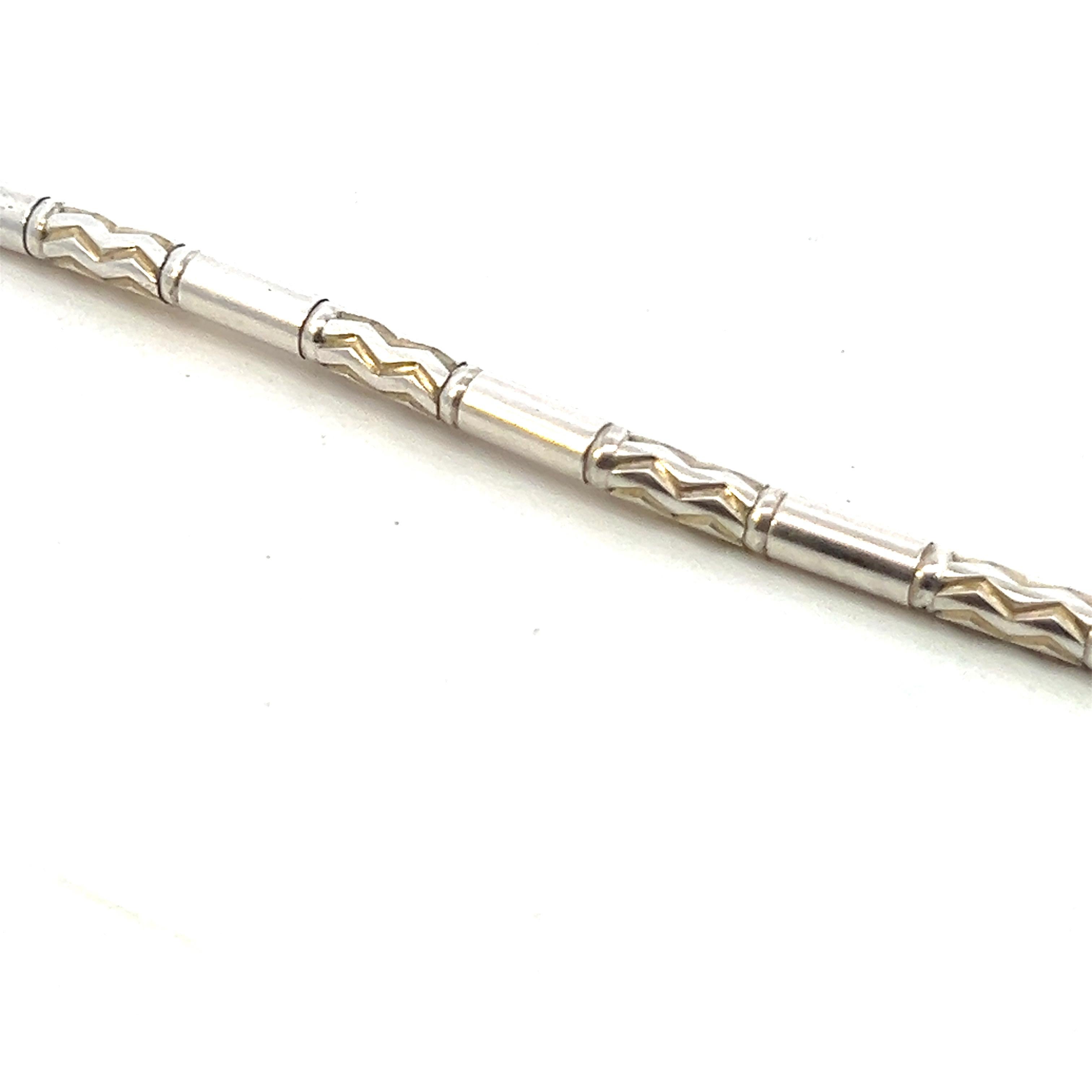 Tiffany & Co Estate Deutsch Zig Zag Armband 7,5