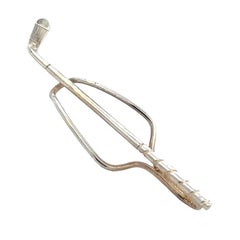 Tiffany & Co Estate Golf Tie Clip Silver