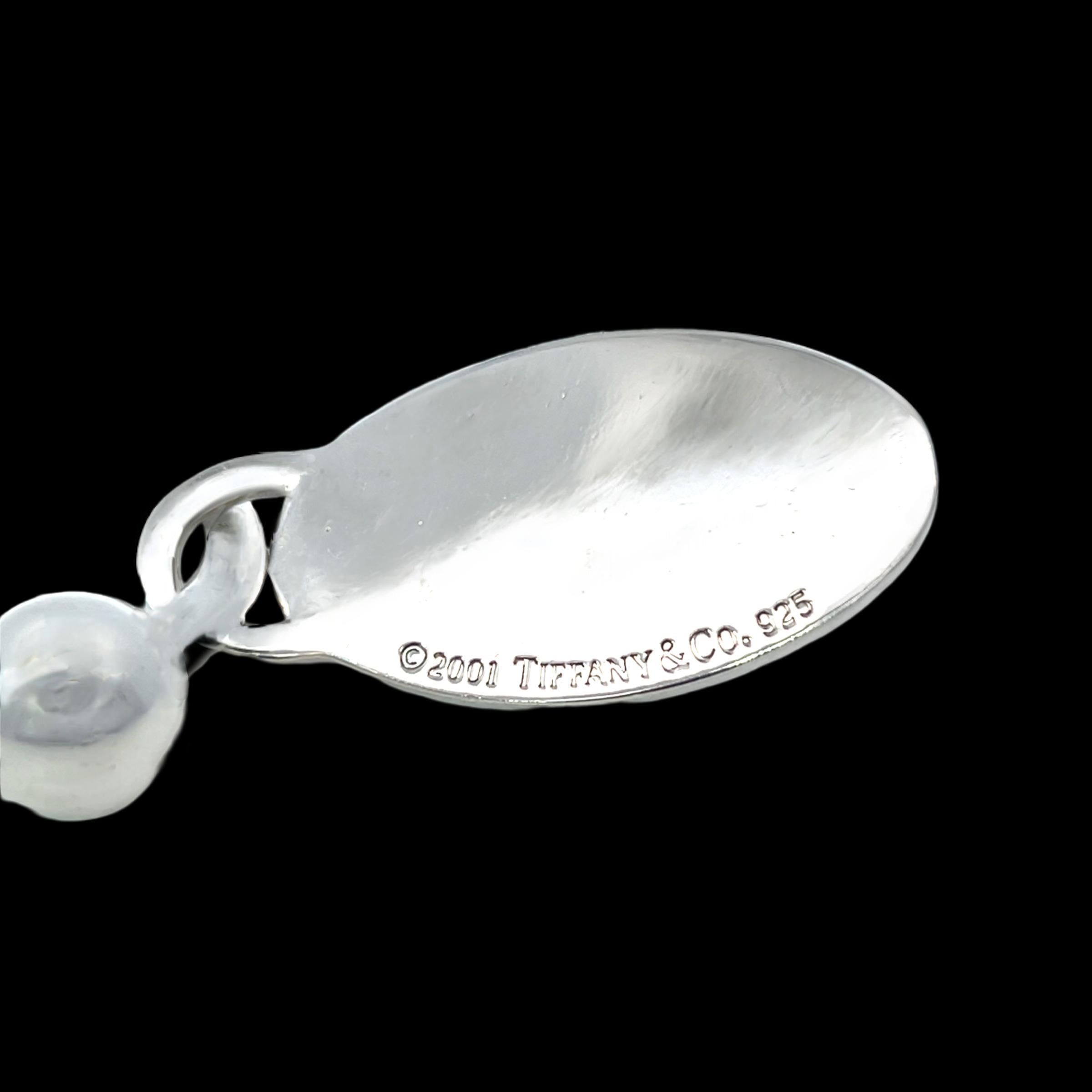 Llavero adorno colgante Tiffany & Co Estate Plata de ley en venta 3