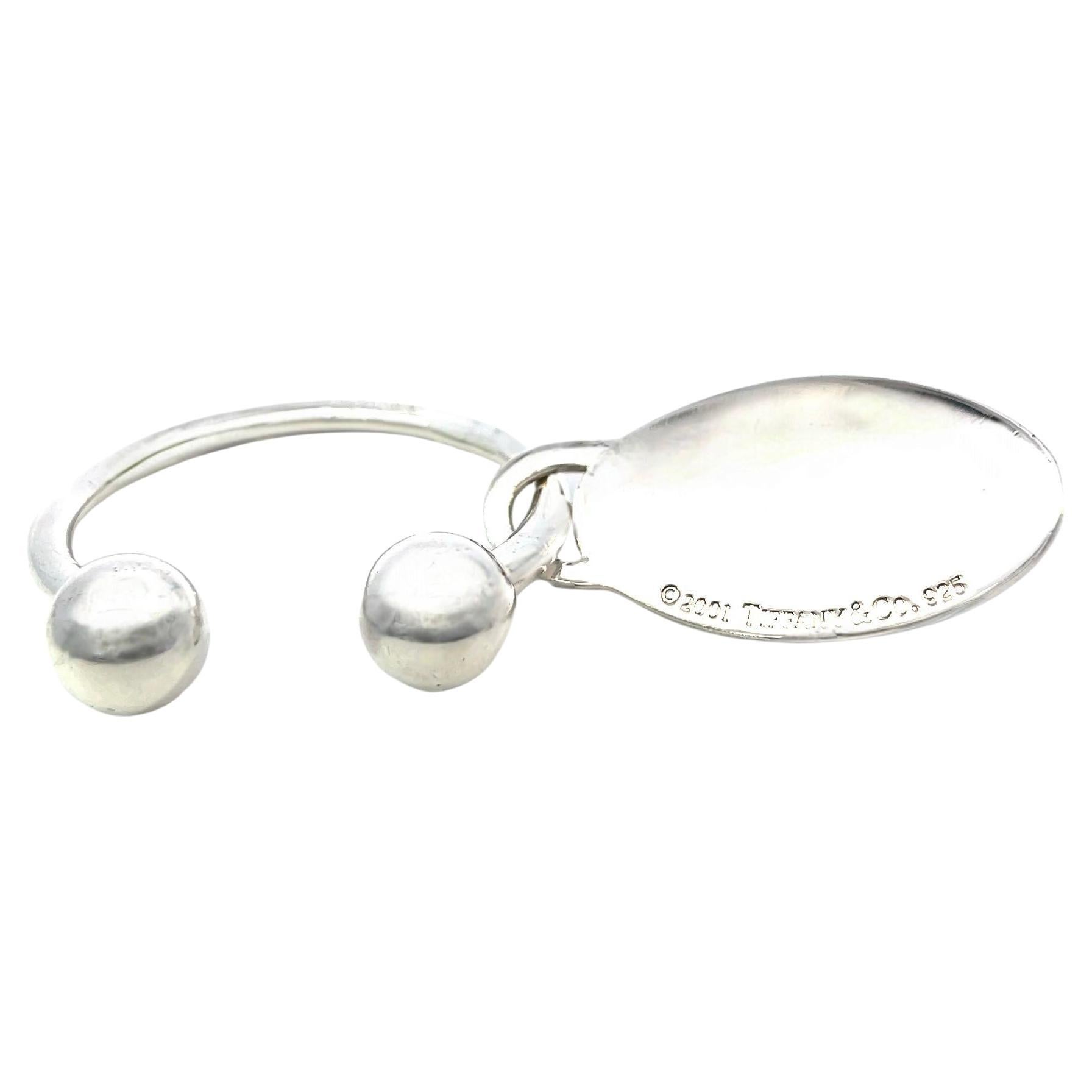 Tiffany & Co Estate Hanging Ornament Keychain Sterling Silver