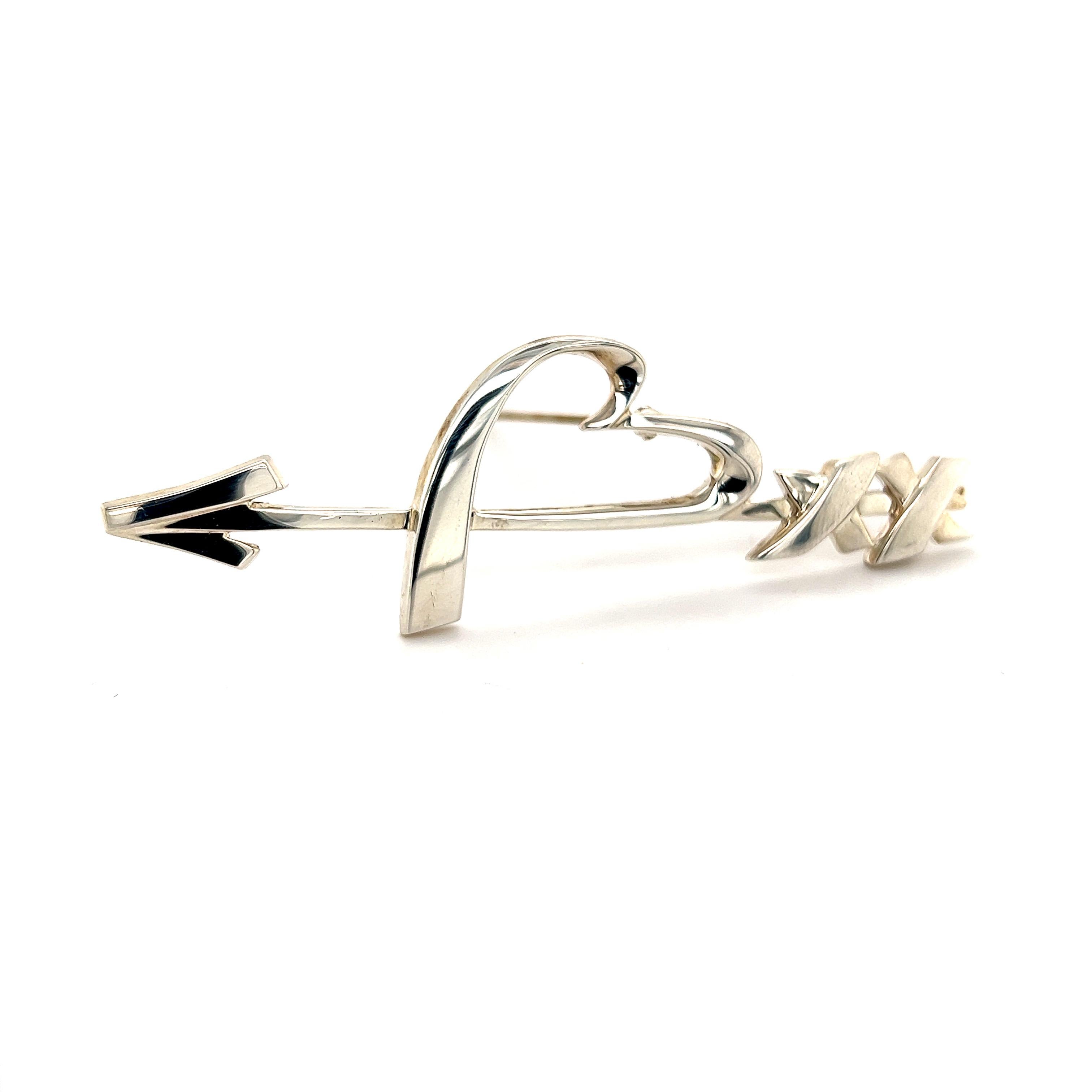 Tiffany & Co Estate Heart & Arrow Brooch Silver By Paloma Picasso TIF583

TRUSTED SELLER SINCE 2002
 
PLEASE SEE OUR HUNDREDS OF POSITIVE FEEDBACKS FROM OUR CLIENTS!!
 
FREE SHIPPING!!
 
DETAILS
Style: Heart & Arrow
Weight: 9.9 Grams
Metal: Sterling