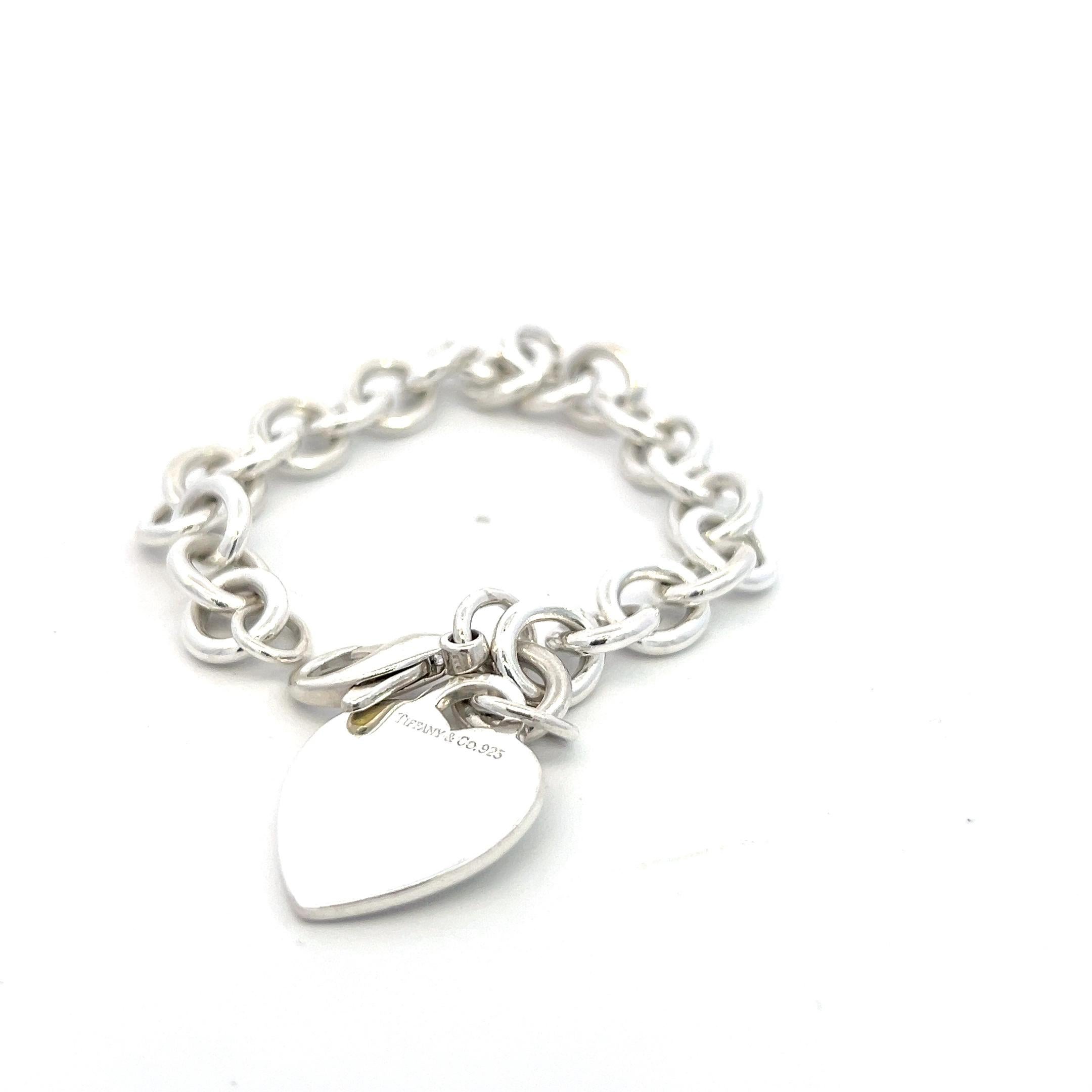 Tiffany & Co. Bracciale Charm Cuore Estate 7.5