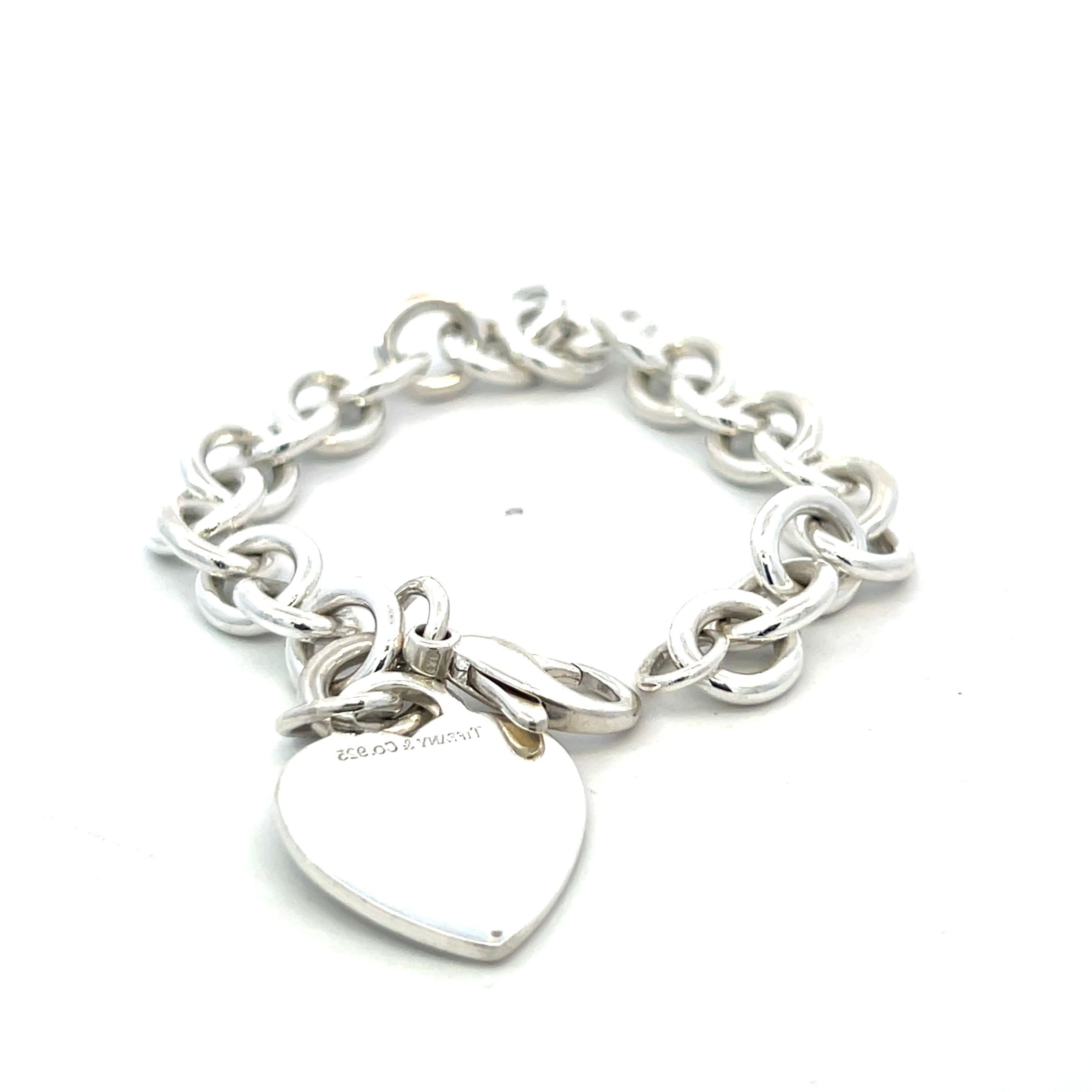 Donna Tiffany & Co. Bracciale Charm Cuore Estate 7.5