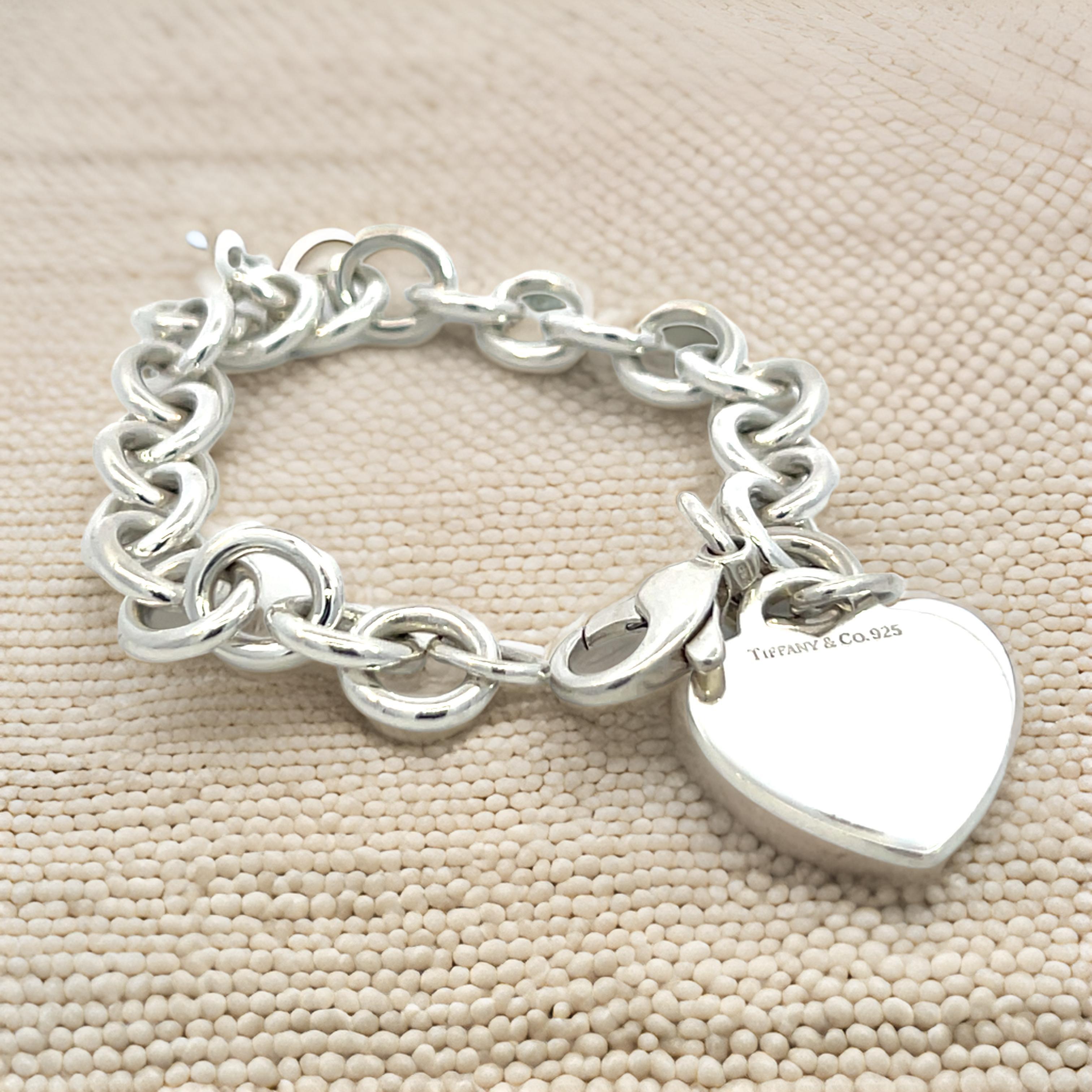 Tiffany & Co. Bracciale Charm Cuore Estate 7.5