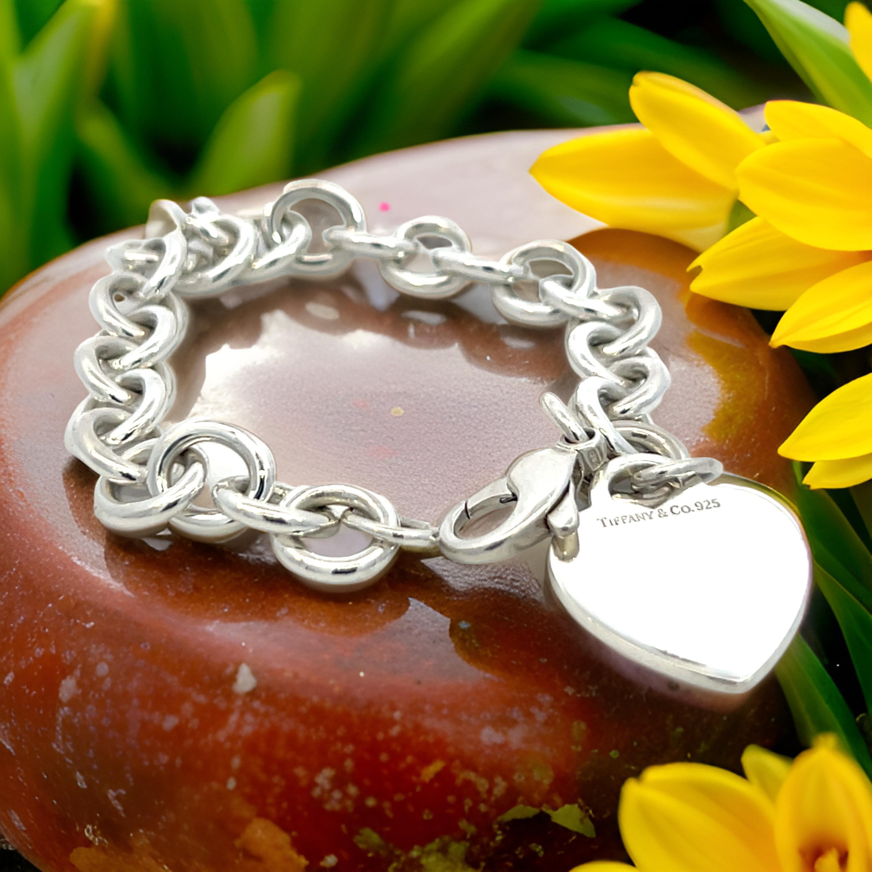 Tiffany & Co. Bracciale Charm Cuore Estate 7,5