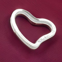 Tiffany & Co Estate Heart Money Clip or Bookmark Sterling Silver