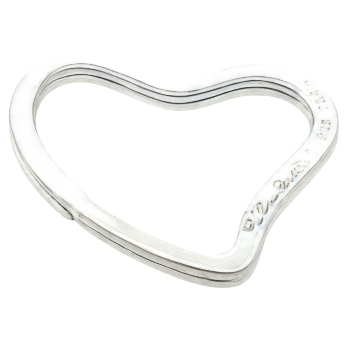 Tiffany & Co Estate Heart Money Clip or Bookmark Sterling Silver