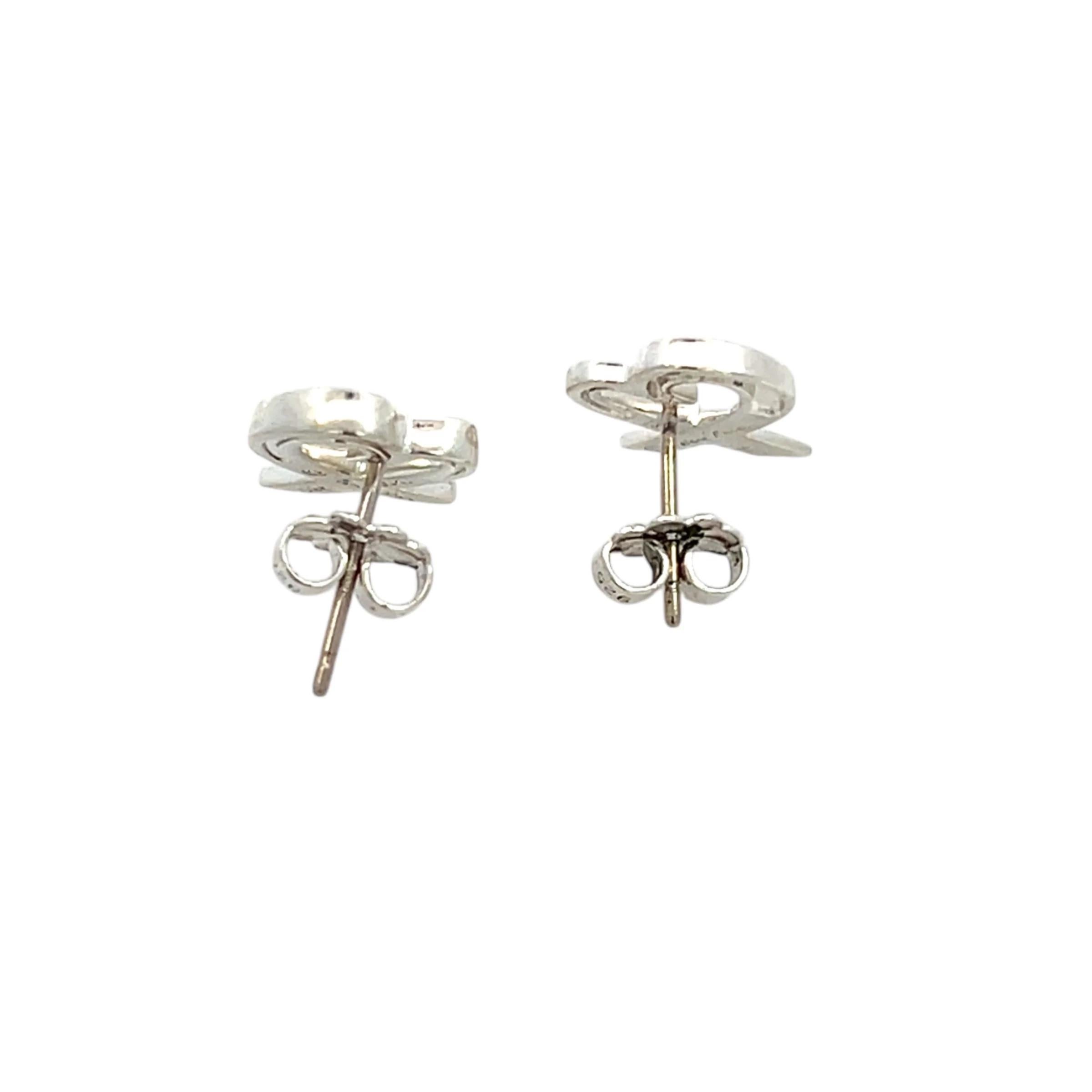 Tiffany & Co Nachlass-Ohrringe mit Herz durchbohrt von Paloma Picasso aus Sterlingsilber im Angebot 5