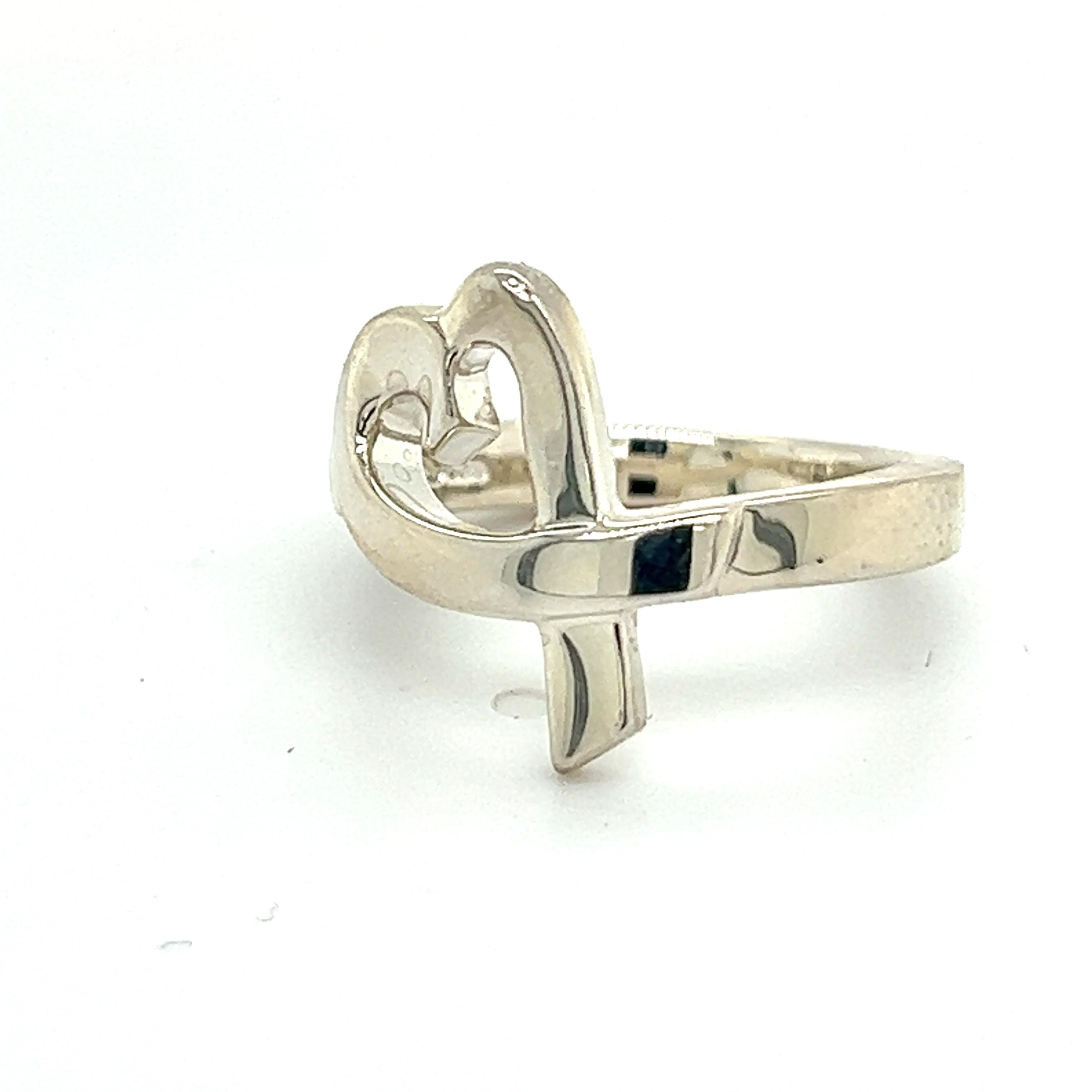 Tiffany & Co Estate Heart Ring Size 4.75 Sterling Silver TIF274

TRUSTED SELLER SINCE 2002

PLEASE SEE OUR HUNDREDS OF POSITIVE FEEDBACKS FROM OUR CLIENTS!!

FREE SHIPPING

DETAILS
Style: Heart
Size: 4.75
Metal: Sterling Silver
Weight: 4.35