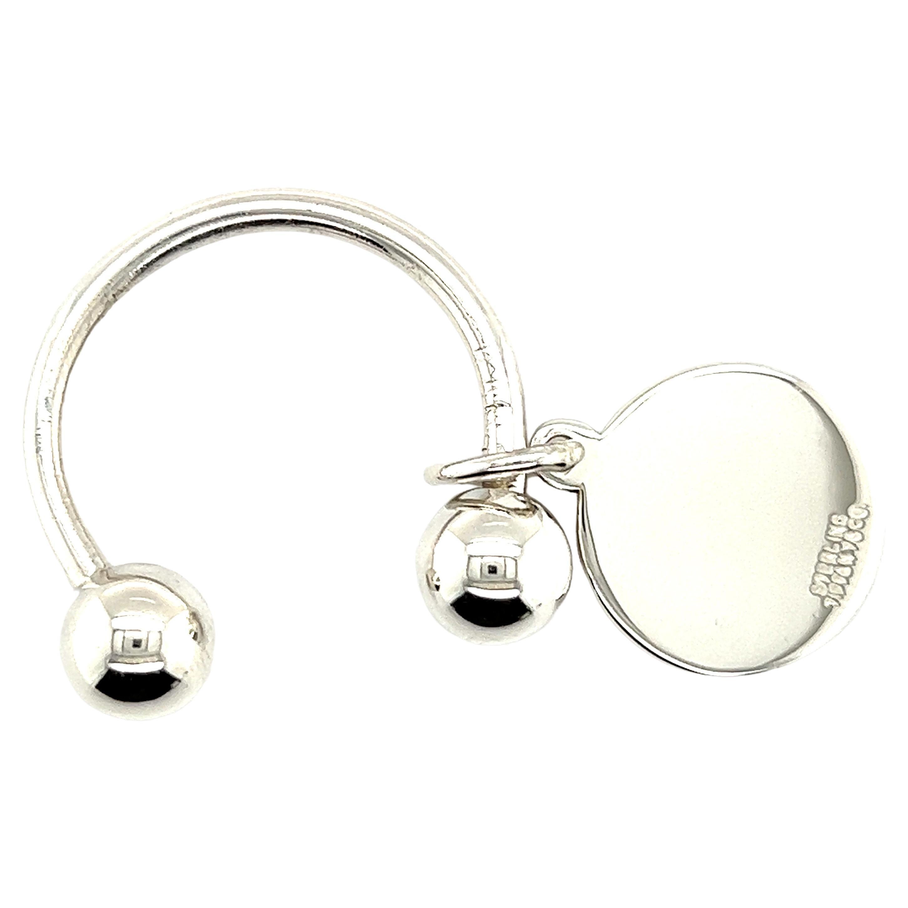 Engravable Sterling Silver Keychain For Sale at 1stDibs engravable