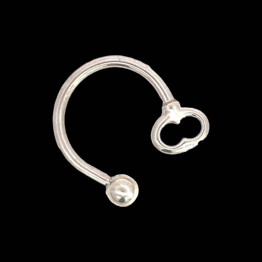 Tiffany & Co Estate Keychain Sterling Silver In Good Condition In Brooklyn, NY