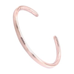 Tiffany & Co Estate Ladies Bangle Bracelet 8" Silver