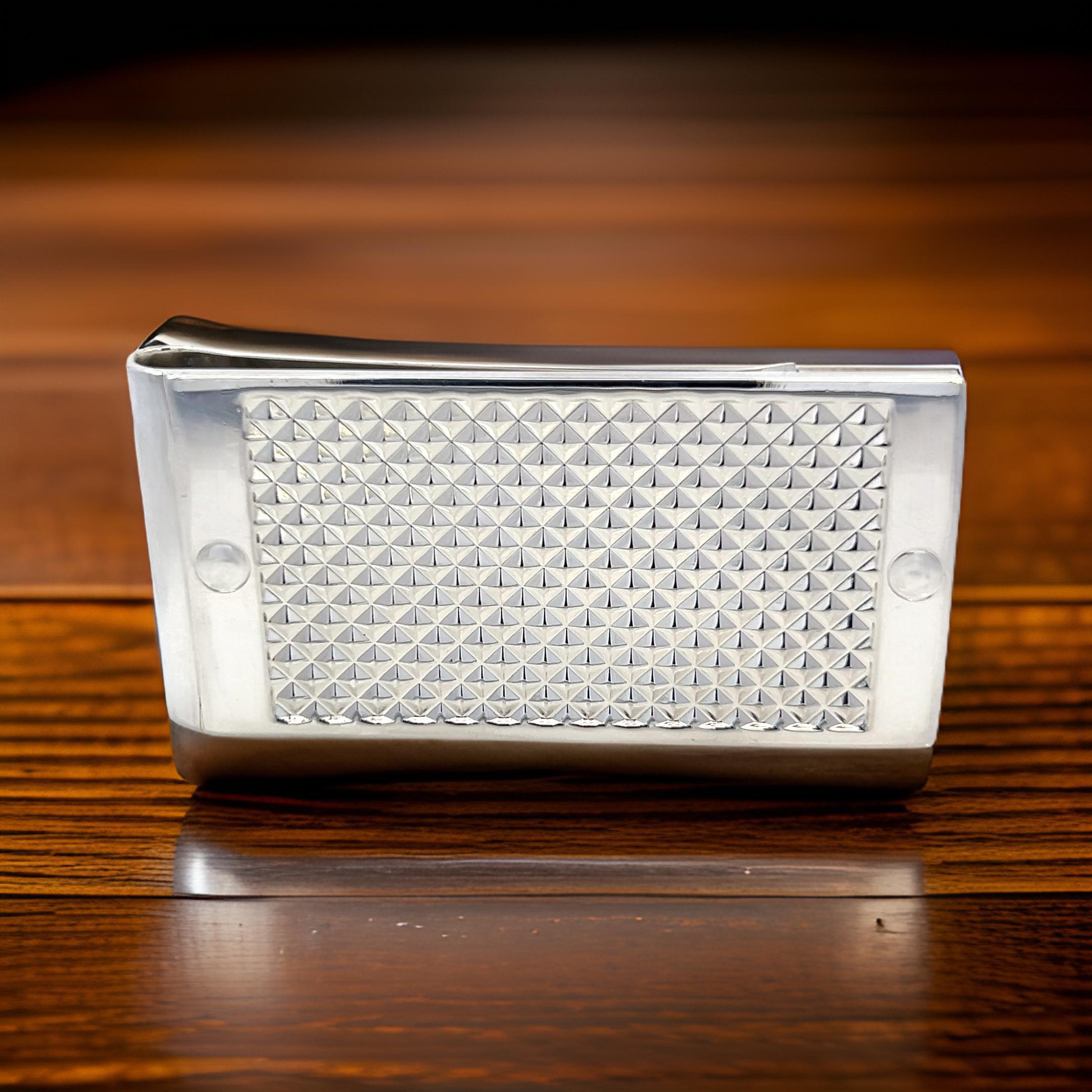 Tiffany & Co Estate Pinza para billetes con gran cantidad de diamantes Plata de ley en venta 2
