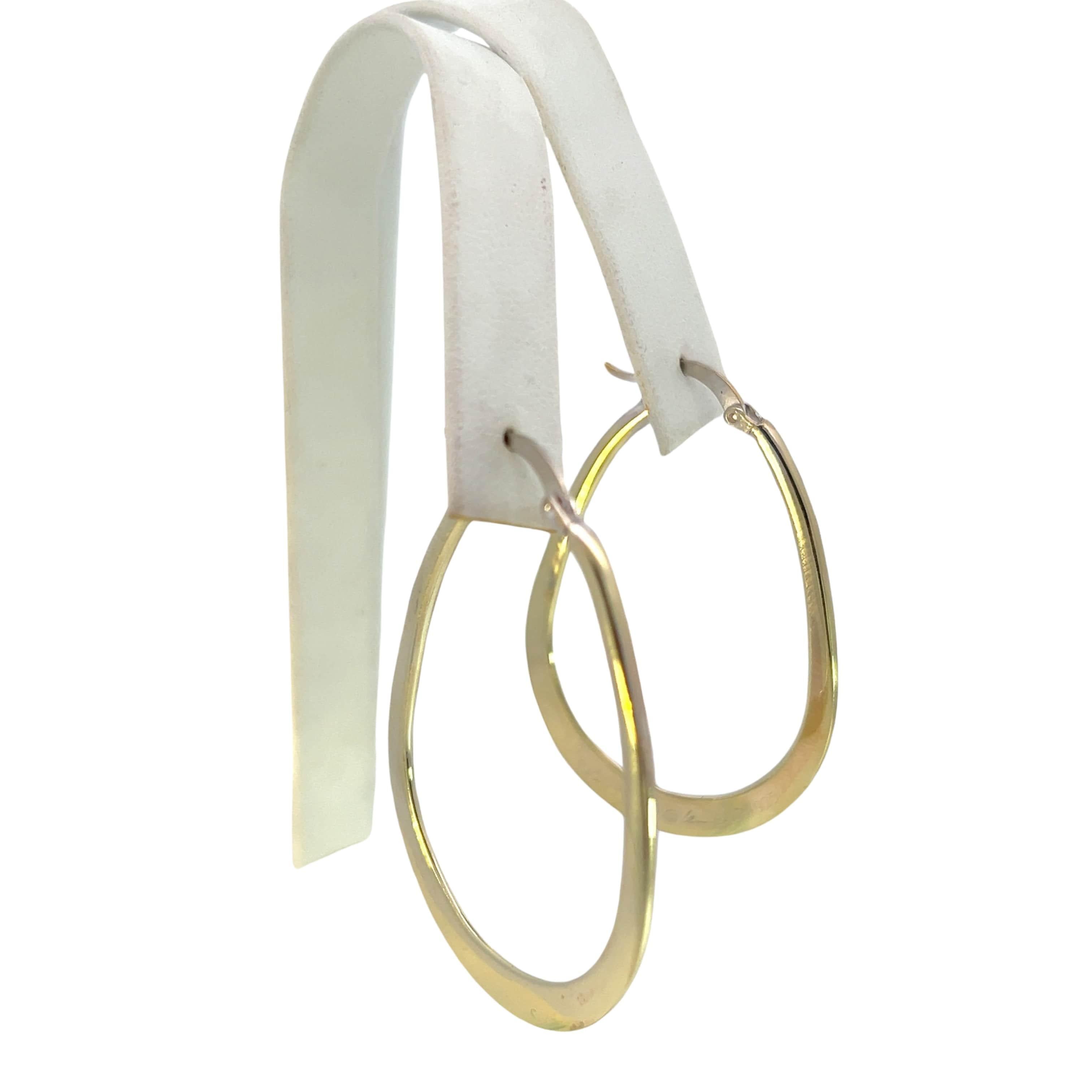Tiffany & Co Estate Large Hoop Earrings 2