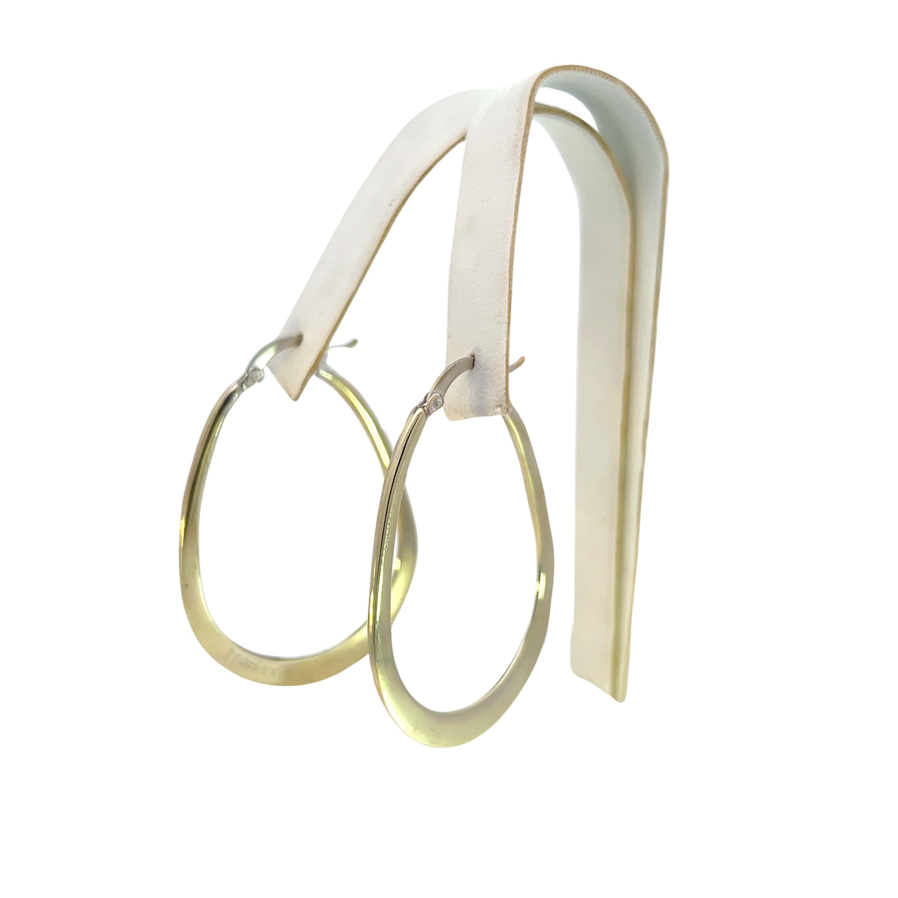 Tiffany & Co Estate Large Hoop Earrings 2