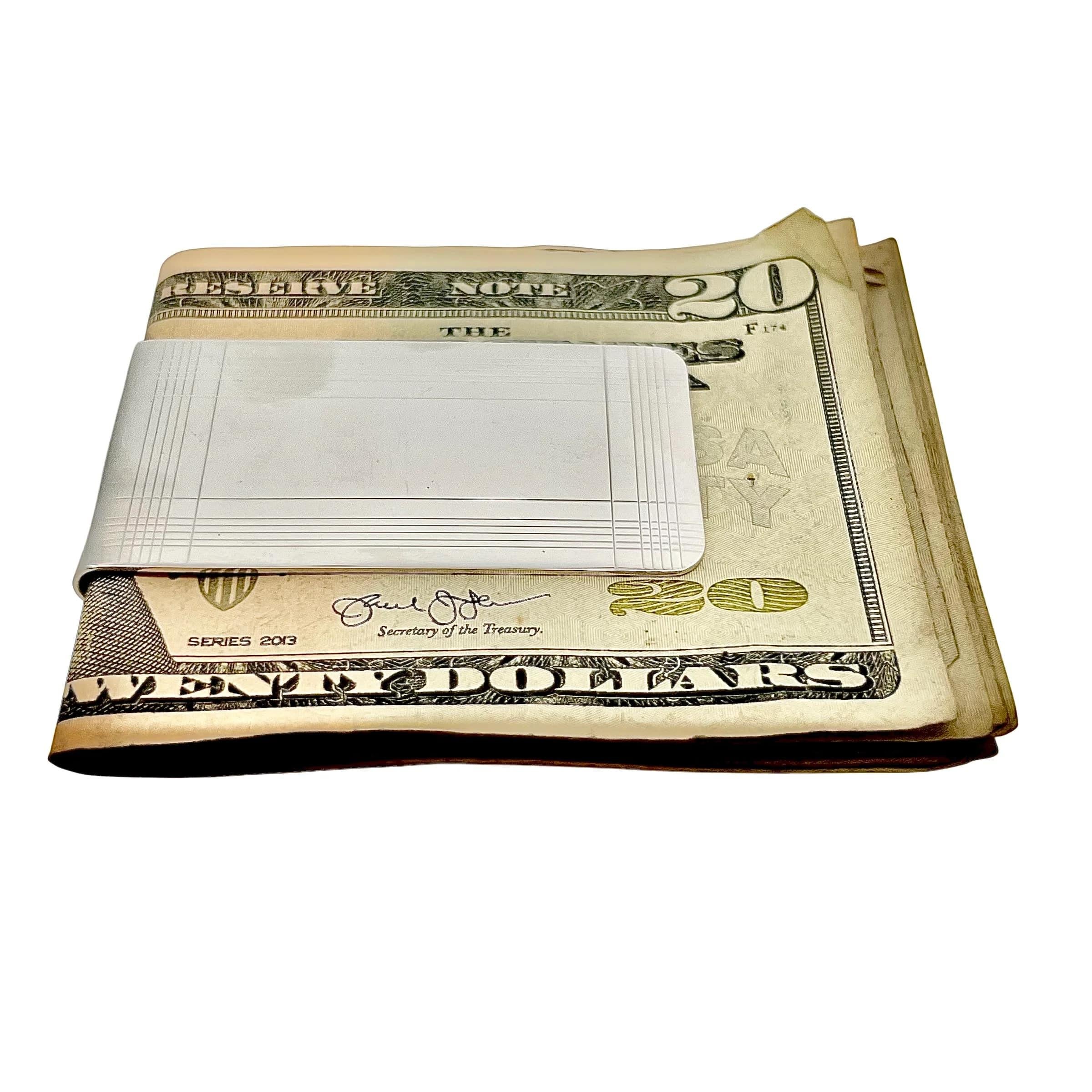 Tiffany & Co Estate Large Money Clip Sterling Silver 6