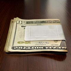 Tiffany & Co Estate Large Money Clip Sterling Silver