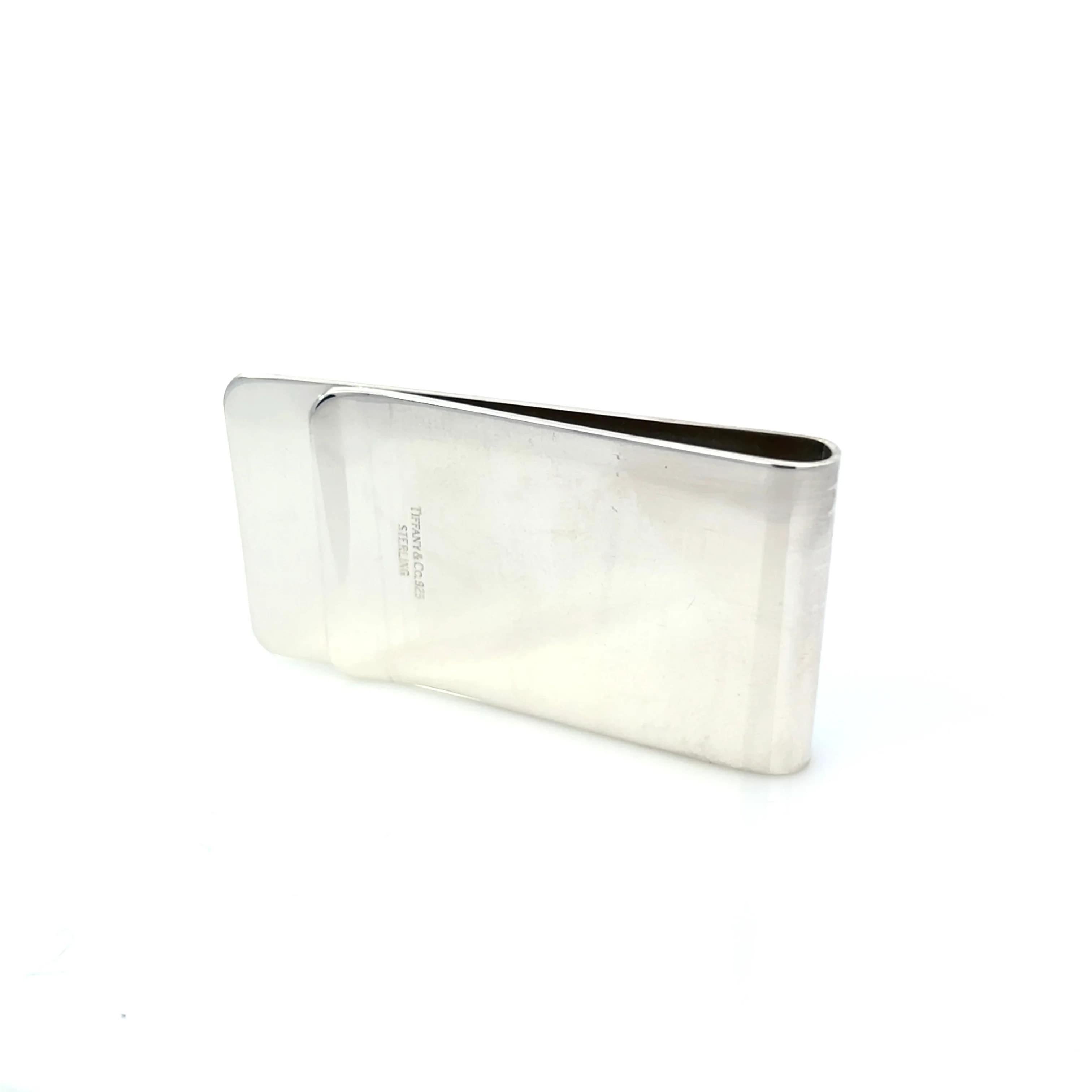Tiffany & Co Estate Large Money Clip Sterling Silver 3