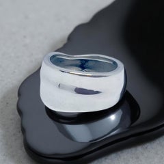 Tiffany & Co Leaf Ring Size 4 Sterling Silver 5 Grams Estate