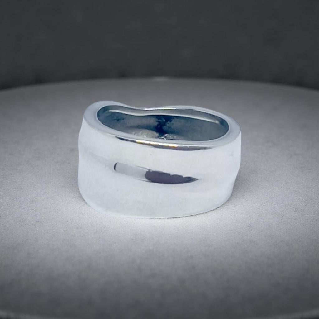 Tiffany & Co Leaf Ring Size 4 Sterling Silver 5 Grams Estate For Sale 5