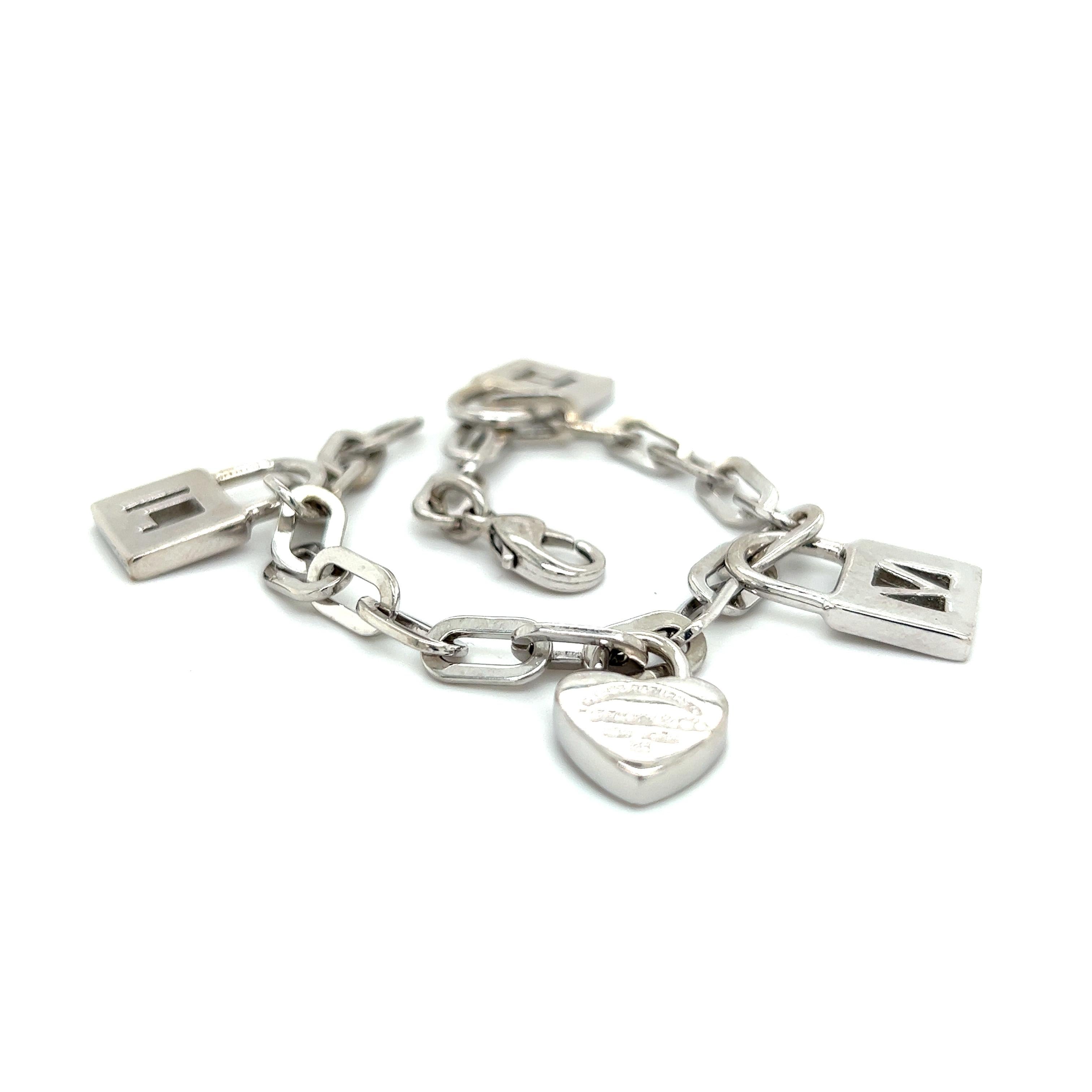 Tiffany & Co Nachlass-Love-Armband Größe 7