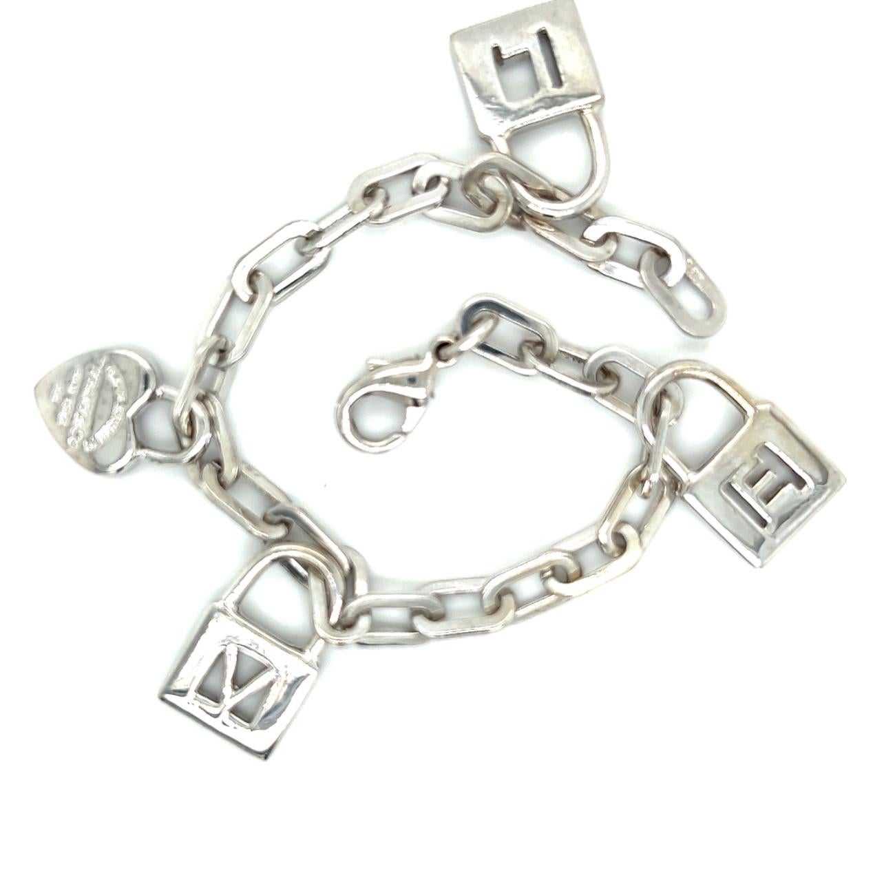 Tiffany & Co Nachlass-Love-Armband Größe 7