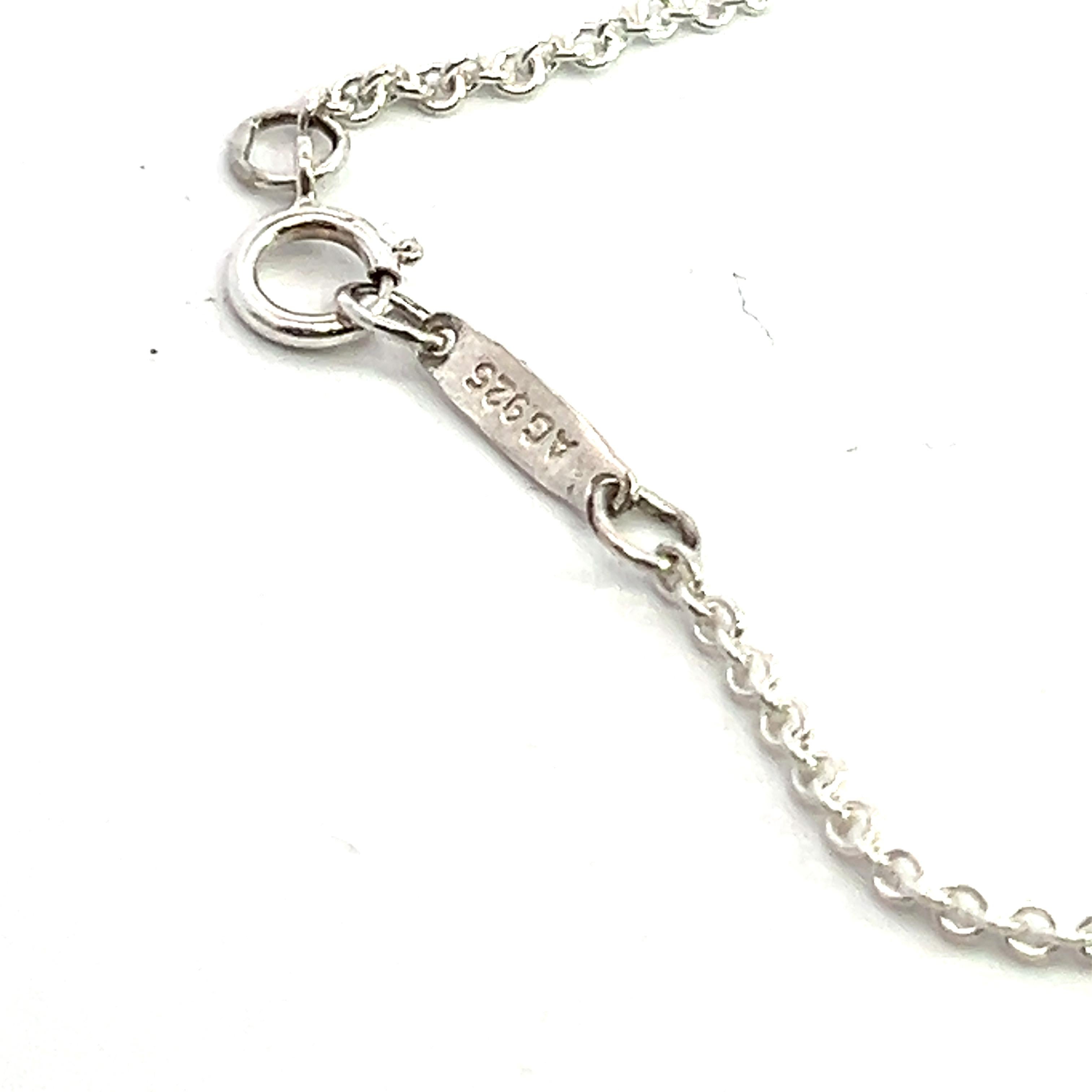 Tiffany & Co Estate Love Knot Necklace 17