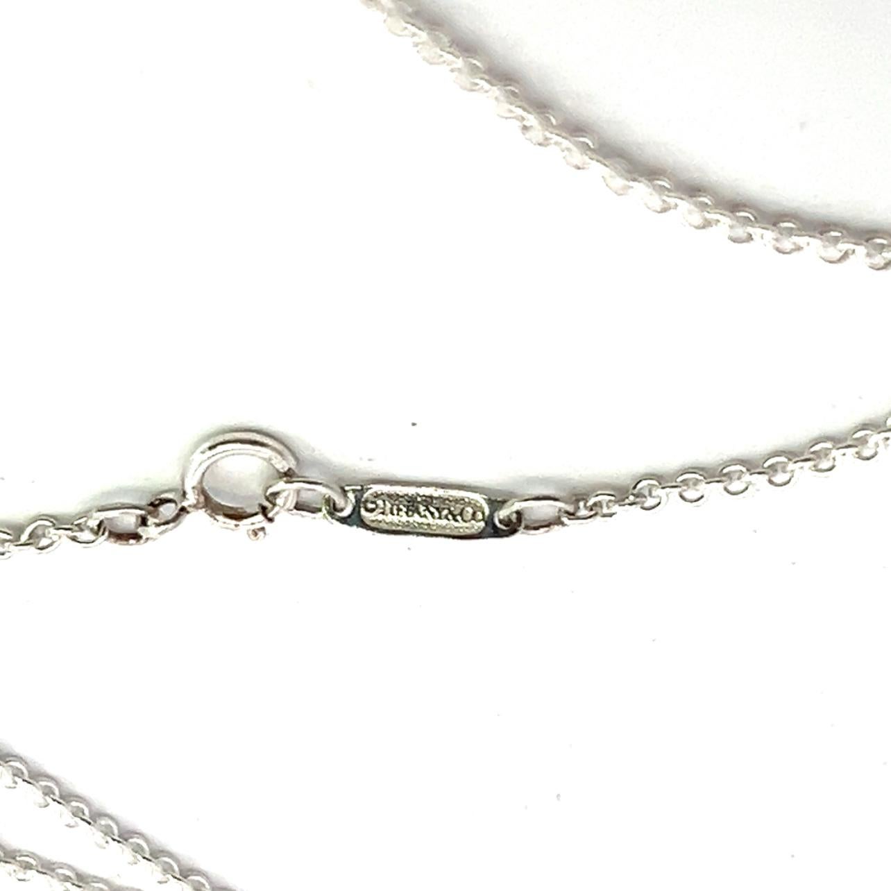 Tiffany & Co Estate Love Knot Necklace 17