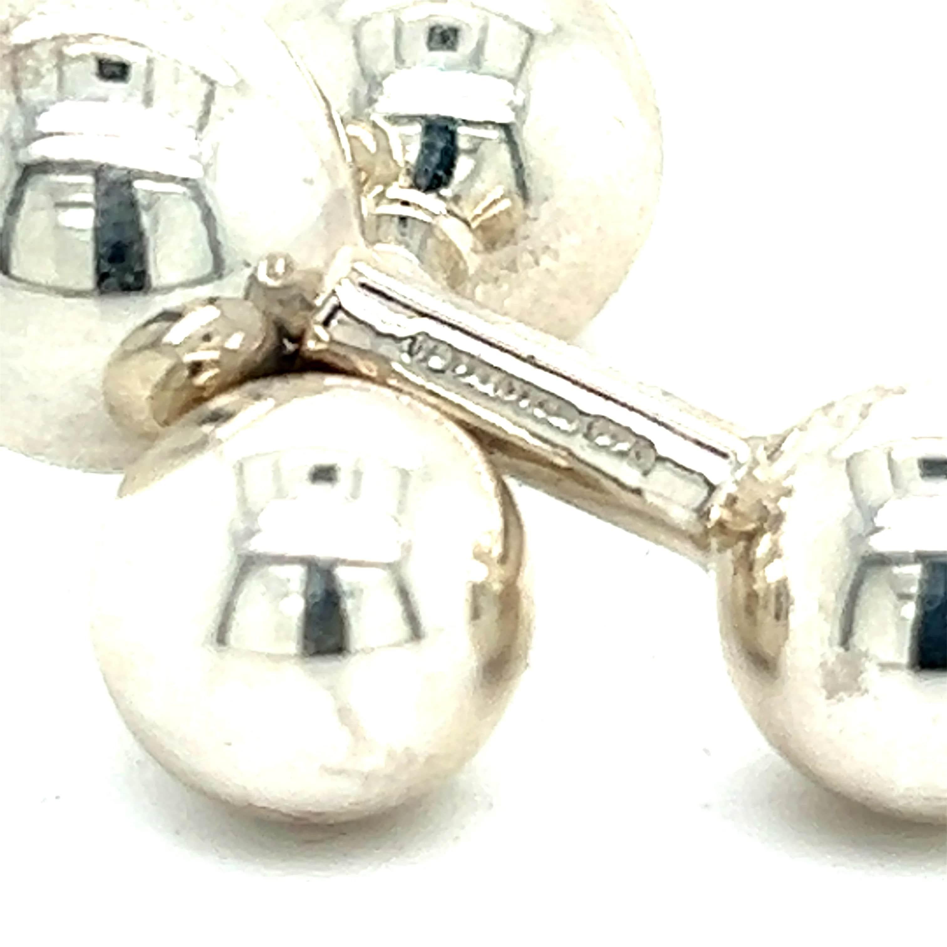 Uomo Tiffany & Co. Gemelli da polso a bilanciere per uomo in argento