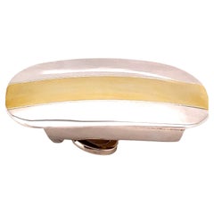 Tiffany & Co. Hebilla de cinturón para caballero Estate Oro de 14 quilates Plata de ley 24,5 g