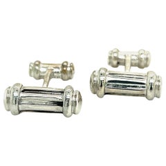 Tiffany 
Co Estate Mens Cufflinks Silver