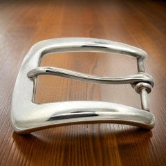 Tiffany & Co Estate Men's Sterling Silver Belt Buckle Sterling Silver