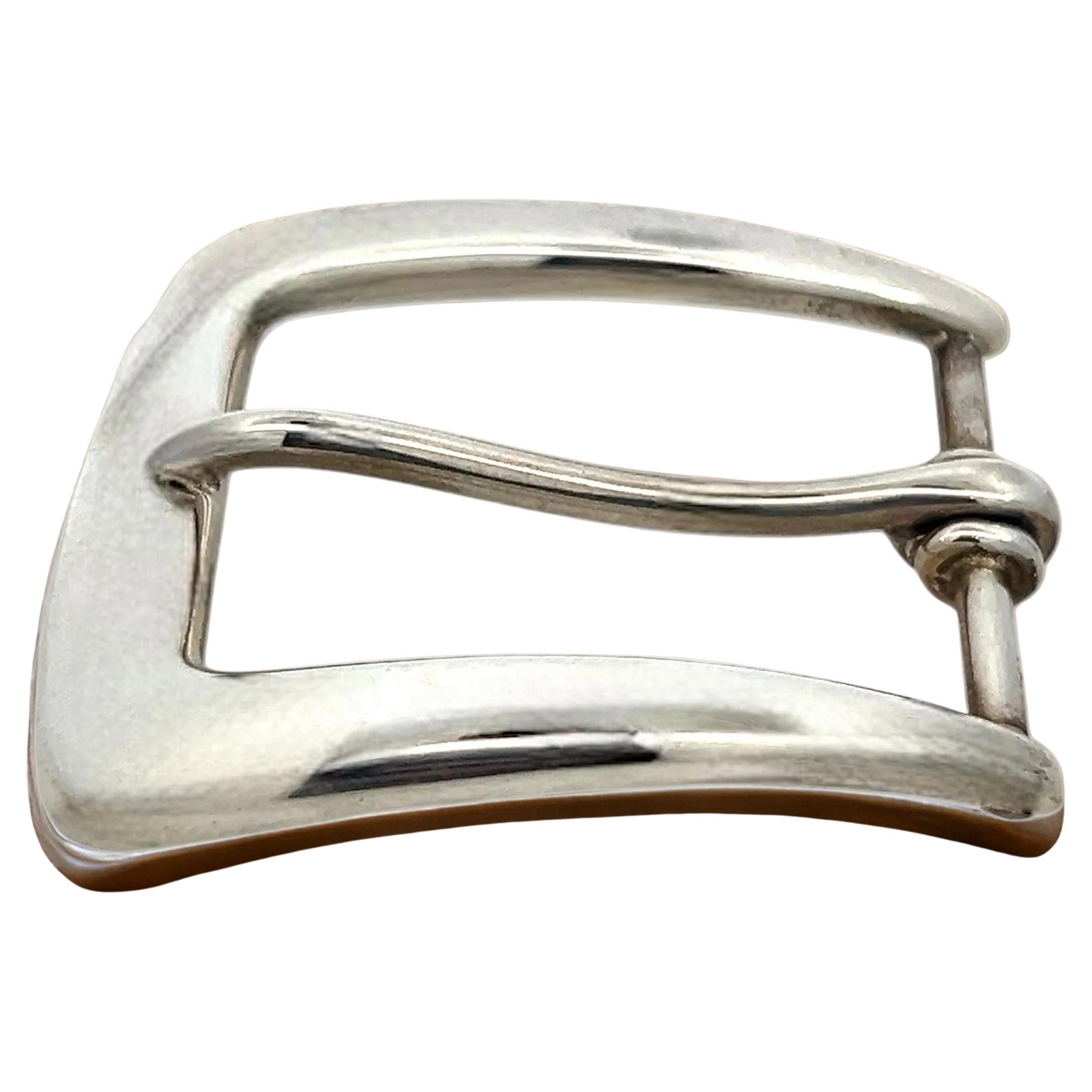 Tiffany & Co Estate Men’s Sterling Silver Belt Buckle Sterling Silver