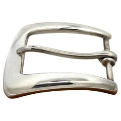 Tiffany & Co Estate Men's Sterling Silver Belt Buckle Sterling Silver
