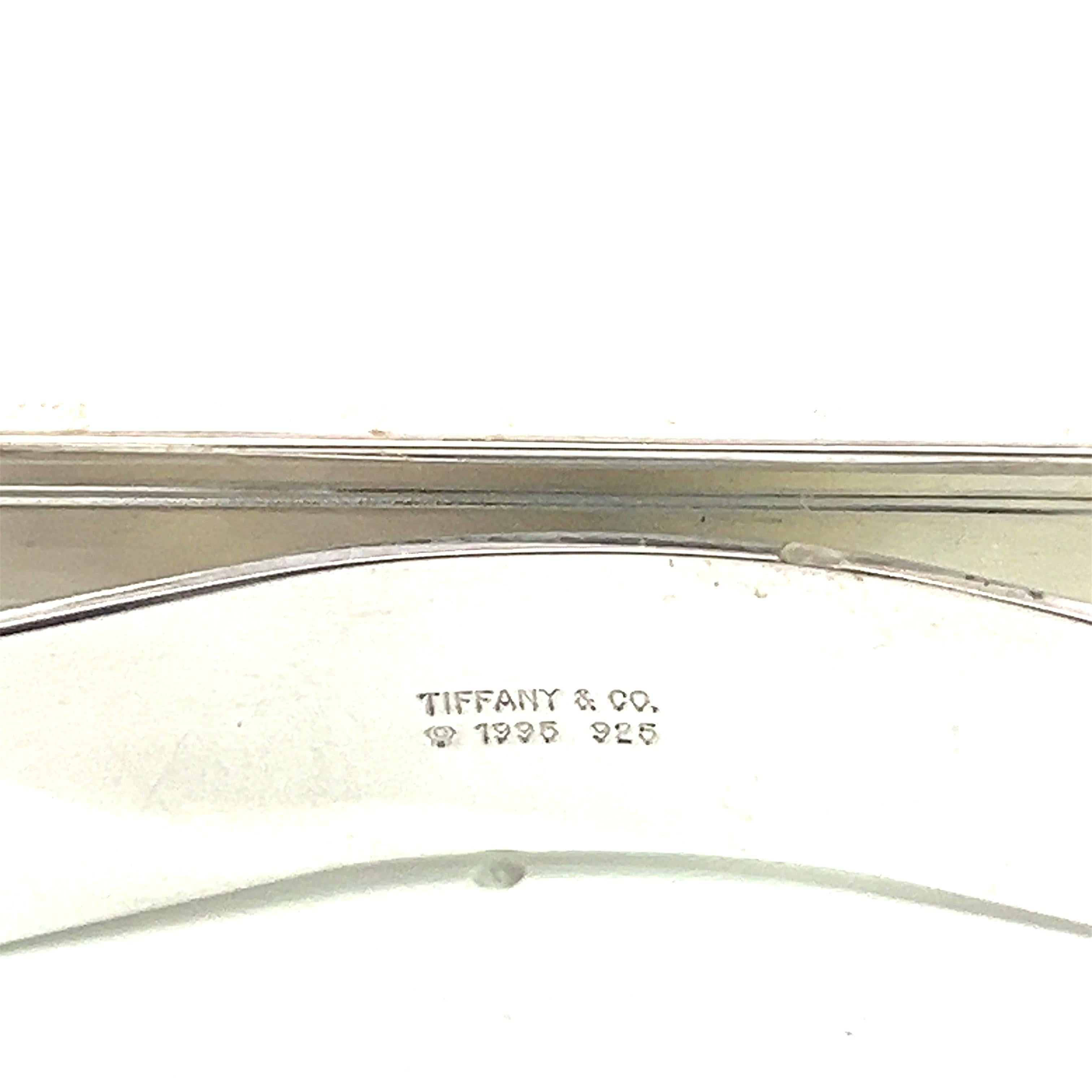 Tiffany & Co Estate Money Clip Sterling Silver In Good Condition For Sale In Brooklyn, NY