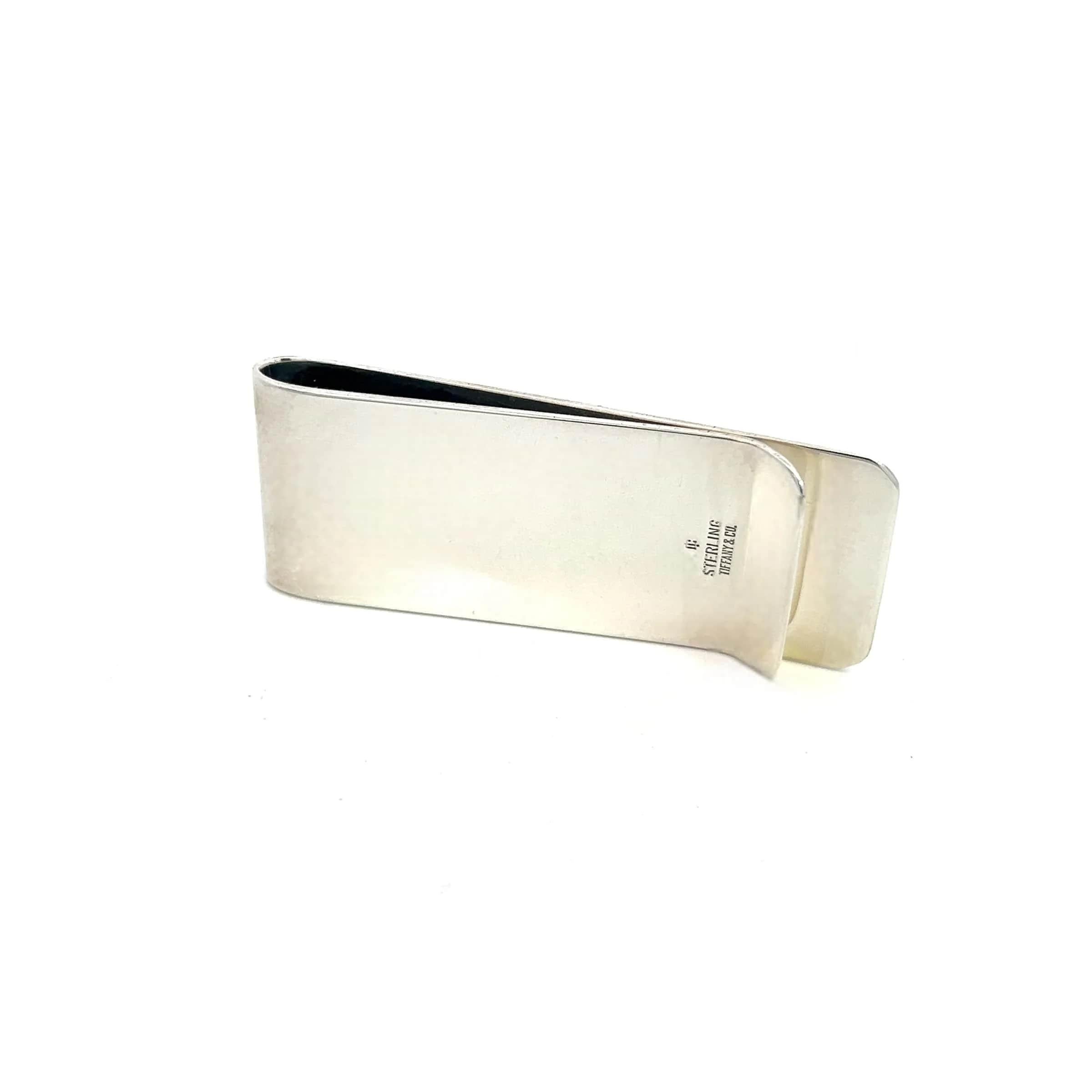 Women's or Men's Tiffany & Co Estate Money Clip Sterling Silver For Sale