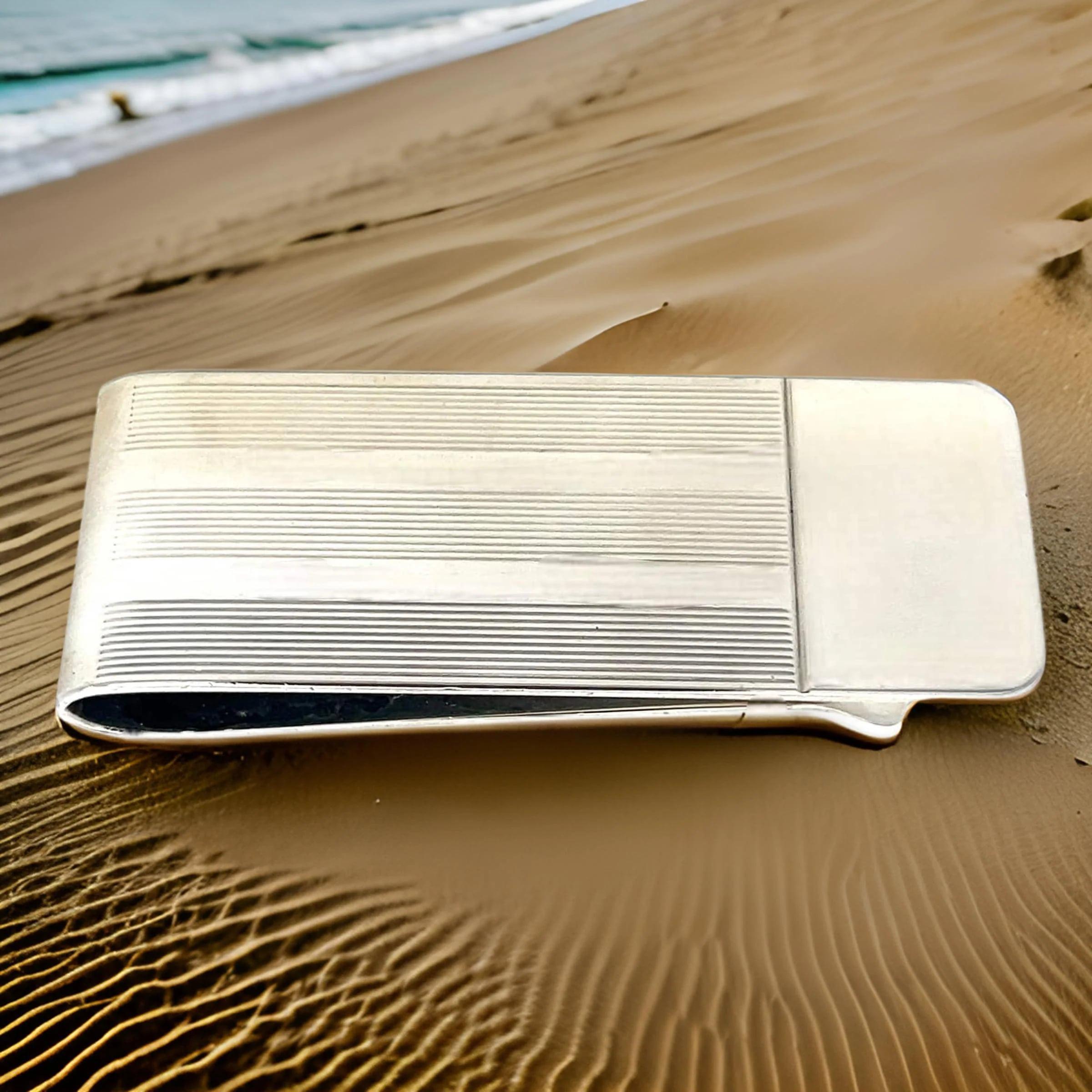 Tiffany & Co Estate Money Clip Sterling Silver For Sale 4
